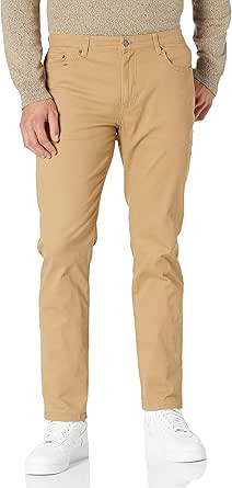 Amazon Essentials Men's Athletic-Fit 5-Pocket Stretch Twill Pant ...