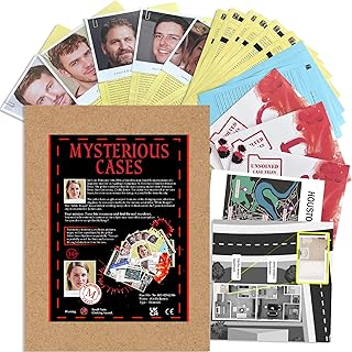 Murder Mystery Game, Detective Game, Murder Mystery Dinner Party Game, Individuals, Date Nights & Party Games, The Murder Game, Cold Case Files, School Amputation Case