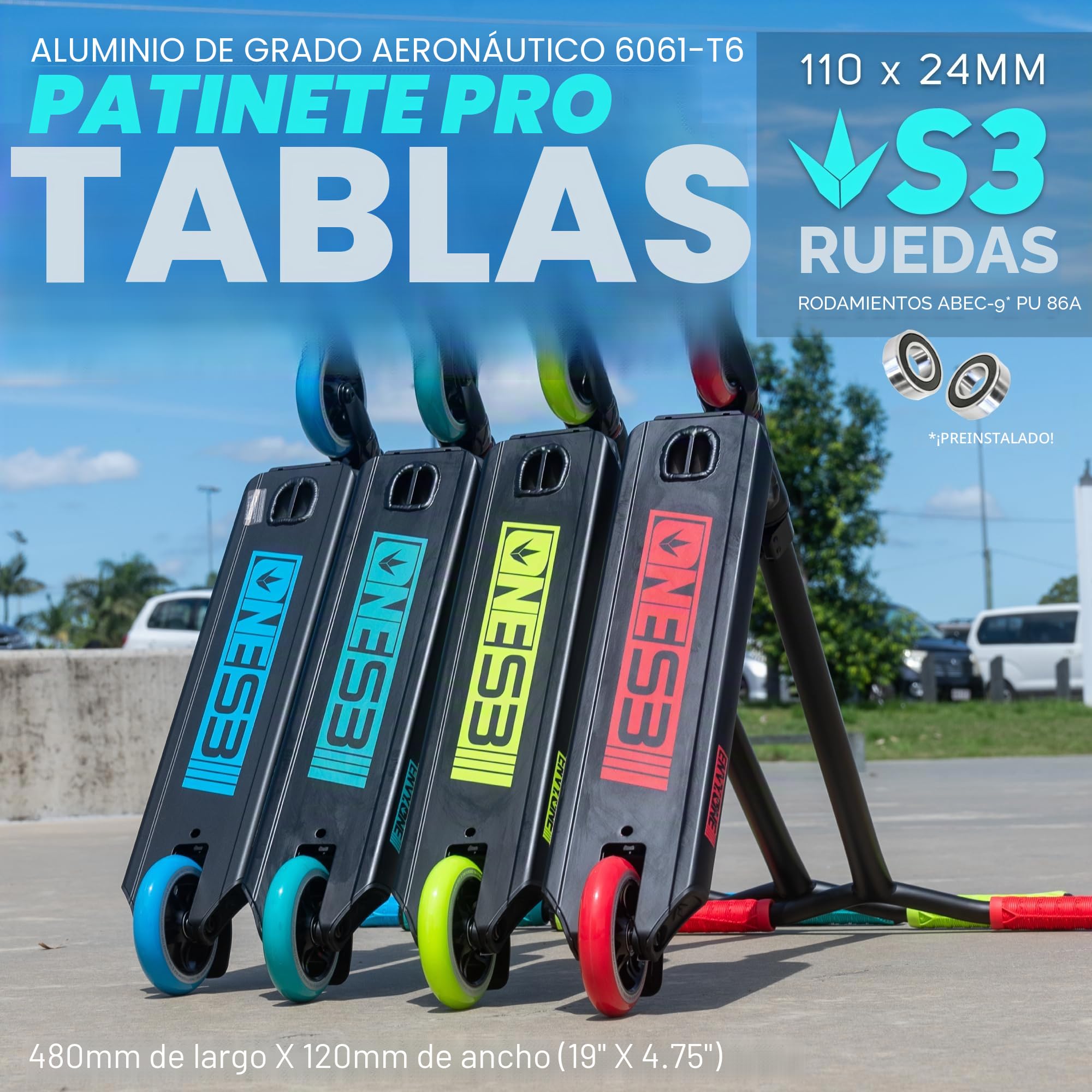 Blunt Scooters One S3 Complete Scooter (azul)