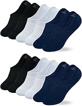 RATIVE Cushion No Show Socks Invisible Cotton Low Cut Socks for Men Women