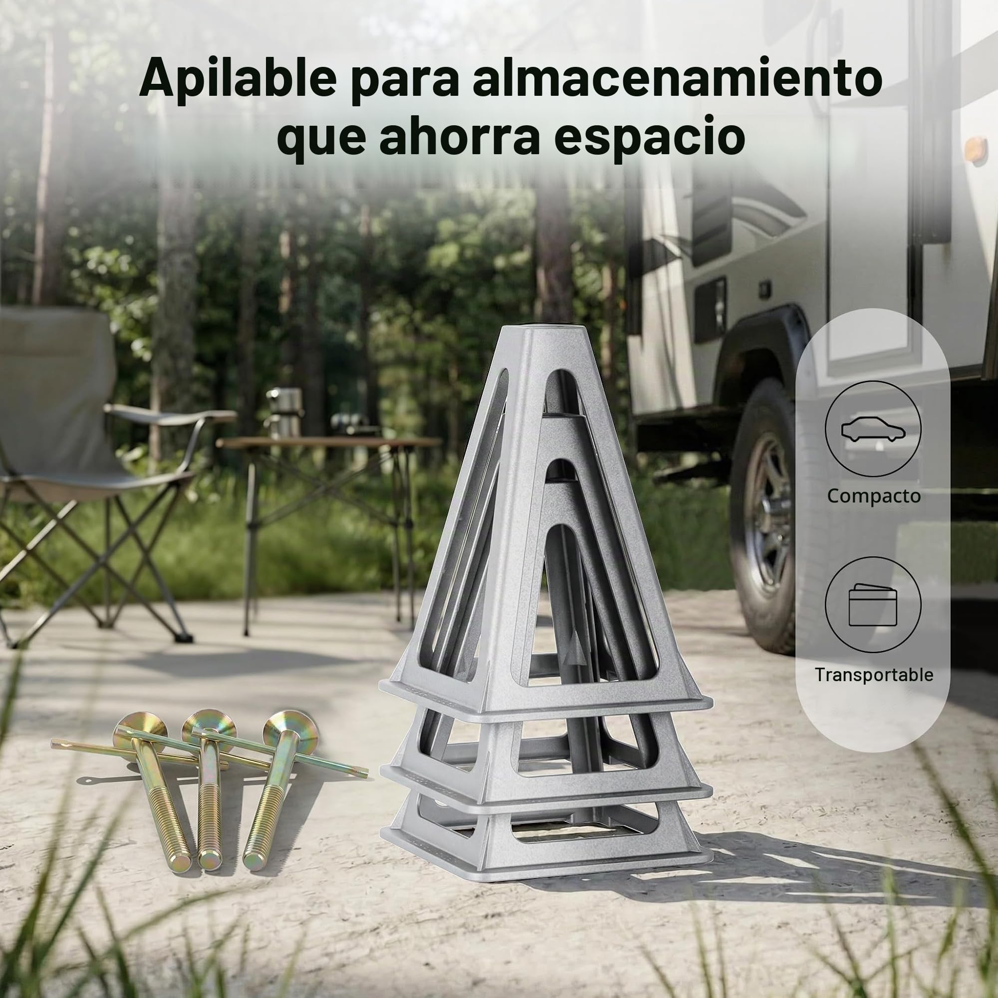 Bastidores de aluminio para caravanas y remolques Bastidores de 4 piezas
