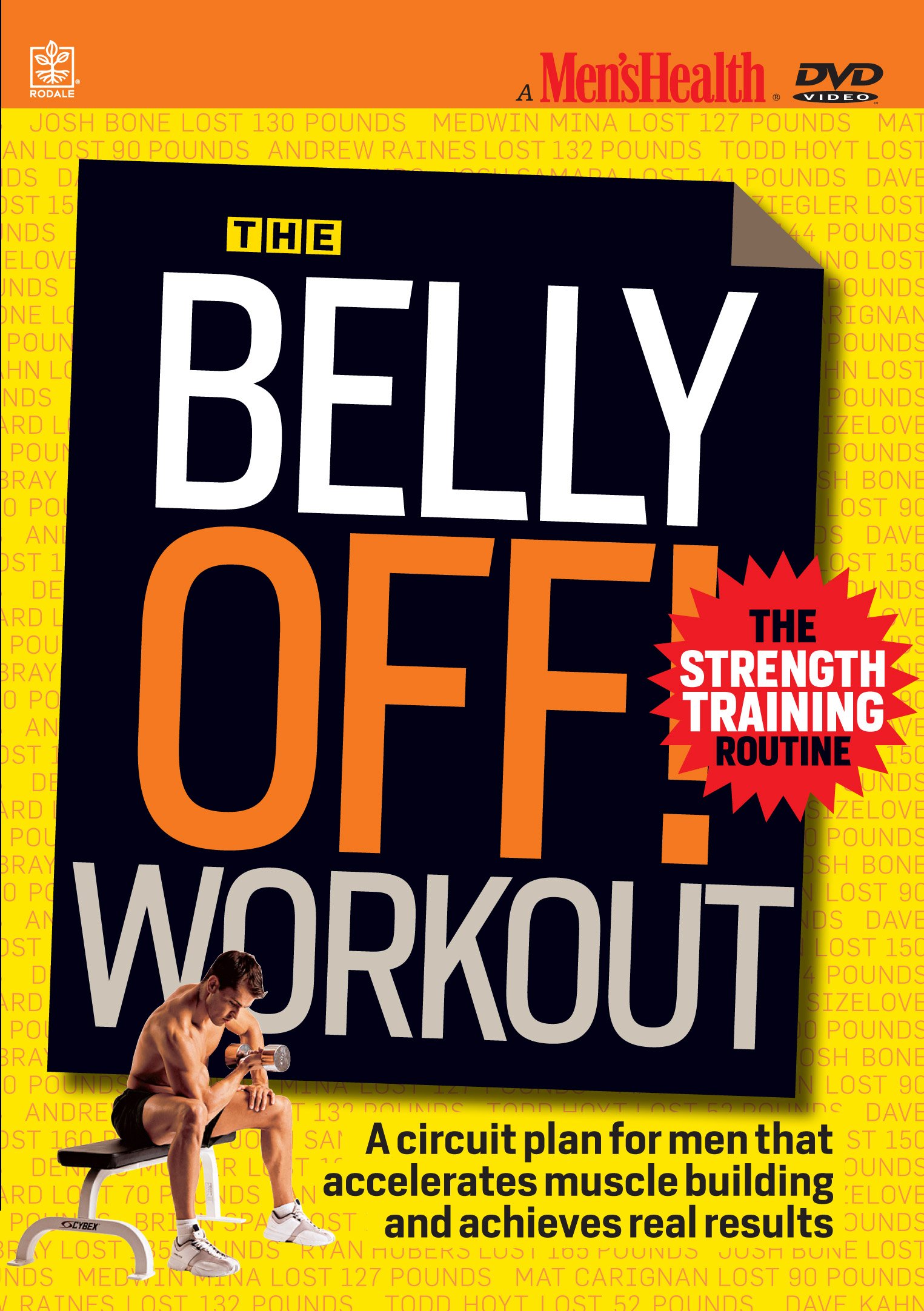 DVD Men's Health Belly Off Strength Training para entrenamiento de fuerza en casa