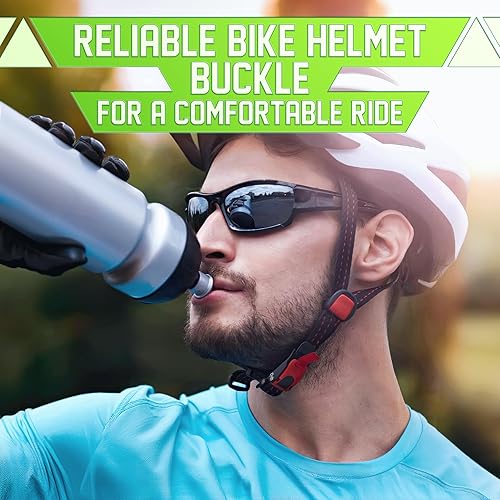 Miniatura 8 de Cerraduras de correa de hebilla de liberación rápida para casco de motocicleta, 3 piezas, correa de barbilla, casco de fútbol para adultos, correas