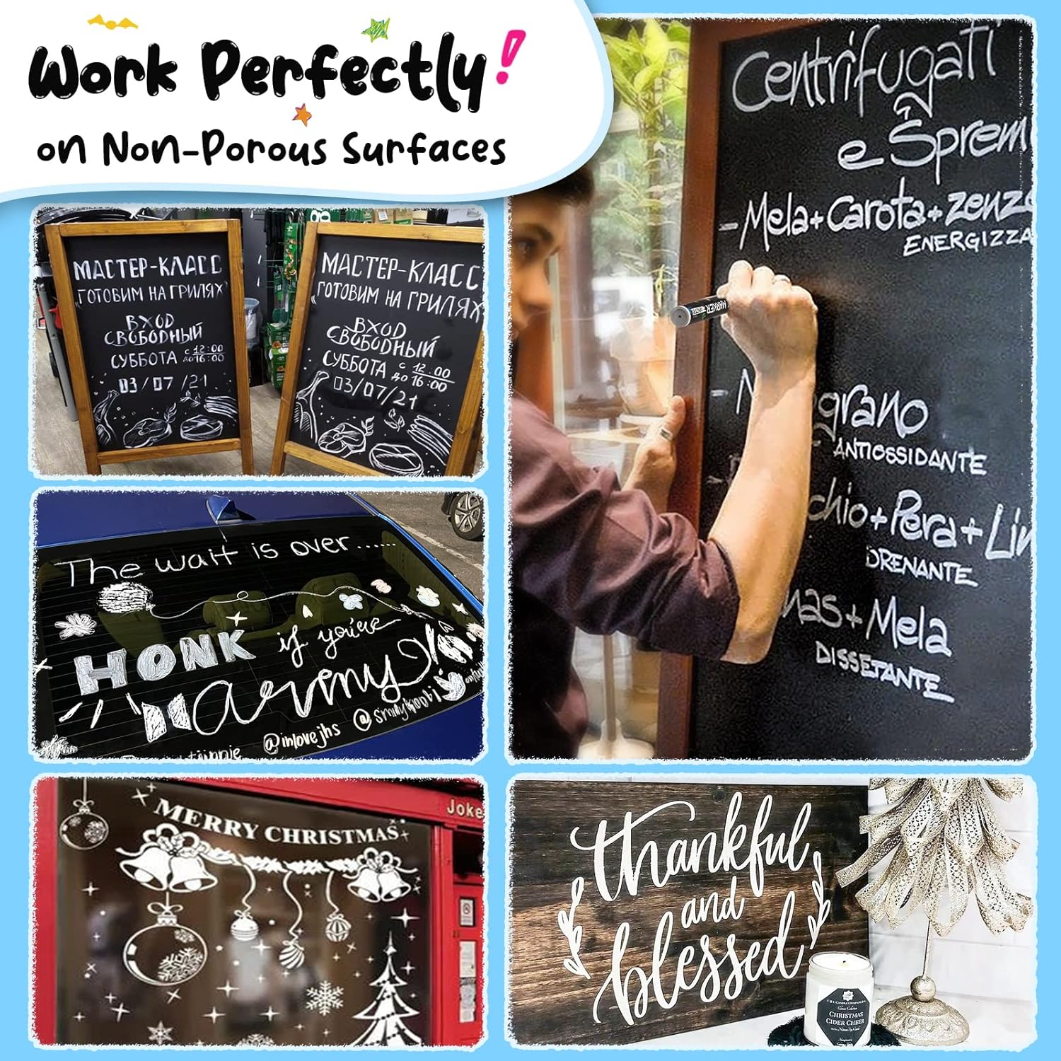 White Window Chalk Markers Pen: Pack White Glass Jamaica Ubuy