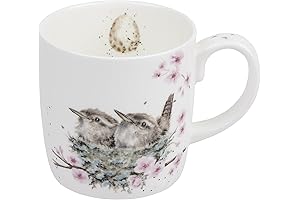 Royal Worcester Wrendale Designs Feather Your Nest Mug