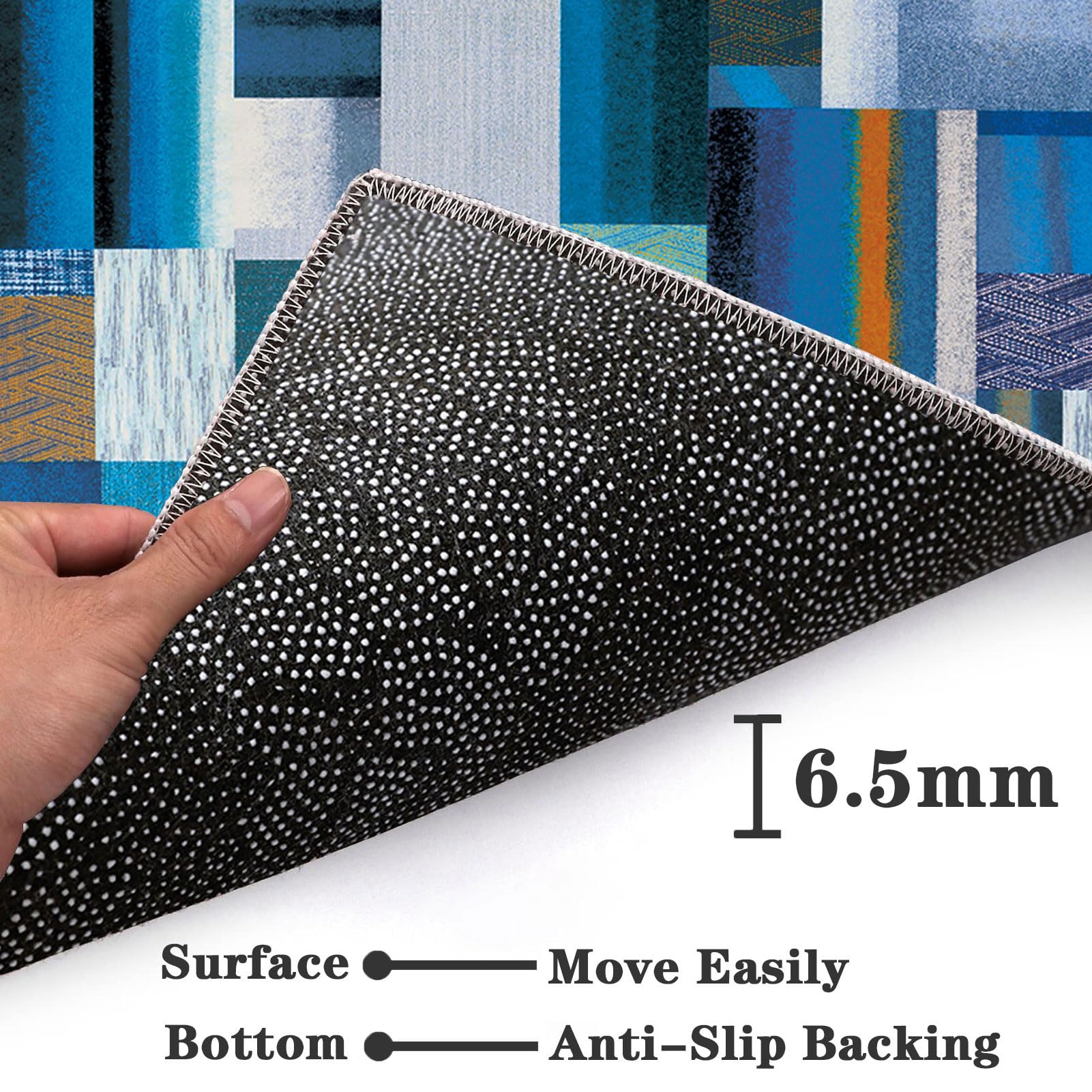Office Chair Mat For Hardwood Floor, 130 X 190 Cm Desk Chair Mat For Carpeted Floors Easy Glide, Gming Chair Floor Protector Mat For Desk Chair - View #2