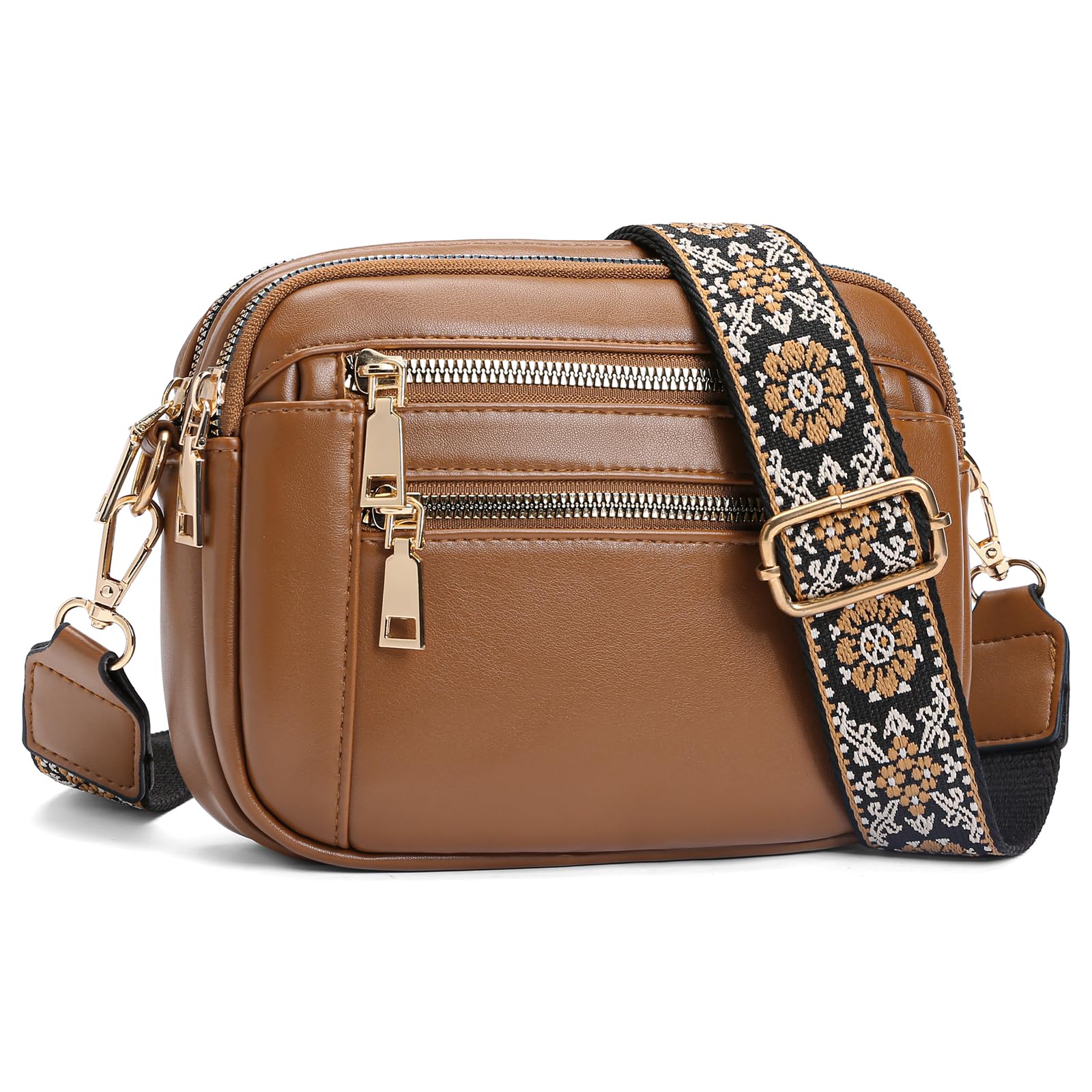 GAEKEAO Handytasche zum Umhängen, Große Kapazität Umhängetasche Damen, Crossbody Bag Damen mit Verstellbarem Breiter Gurt