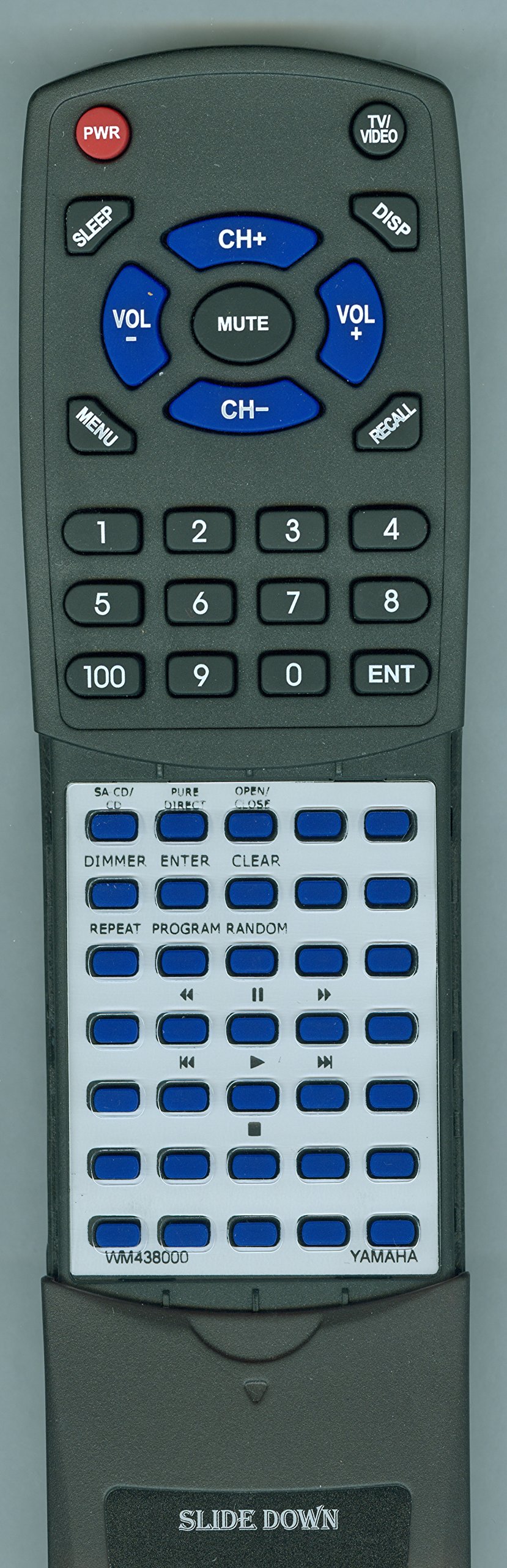 Amazon.com: Replacement Remote for Yamaha WM438000, CDX5, CD-S1000