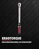 KS TOOLS 516.6542 Clé dynamométrique à cliquet Ergotorqueprecision 1/2" 20-200 Nm Rouge Acier - 2