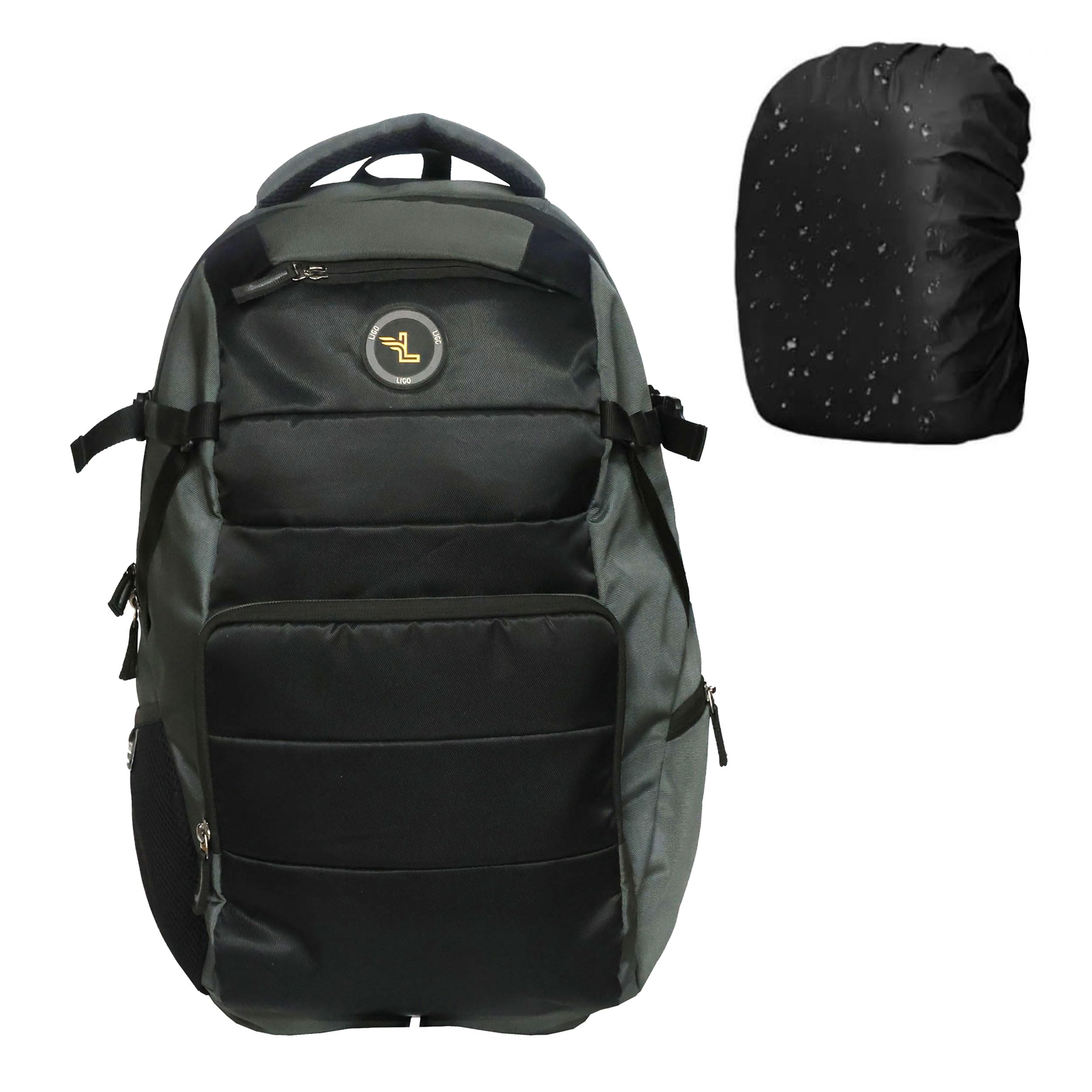See full amazon price history chart for Ligo Jambo Laptop Bag 27 Liter Bags for Mens and Women with 1 Side Botle Holder, Front Organizer and Rain Cover bag for men (Black) Ligo Jambo Laptop Bag 27 Liter Bags for Mens and Women with 1 Side Botle Holder, Front Organizer and Rain Cover bag for men (Black) (B0CQTC7TXZ) Amazon Price History, Amazon Price Tracker