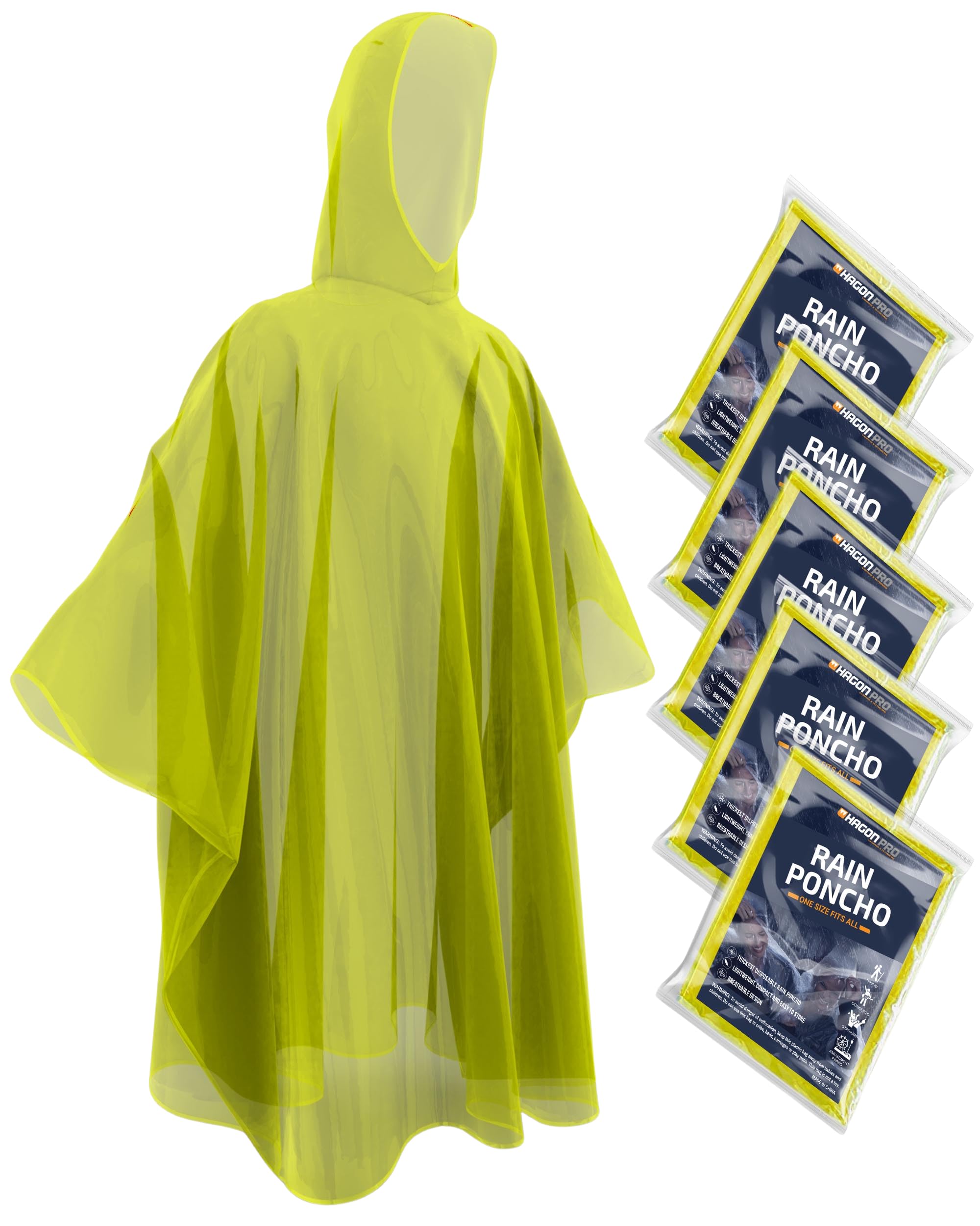 Poncho antipioggia usa e getta Hagon PRO per adulti