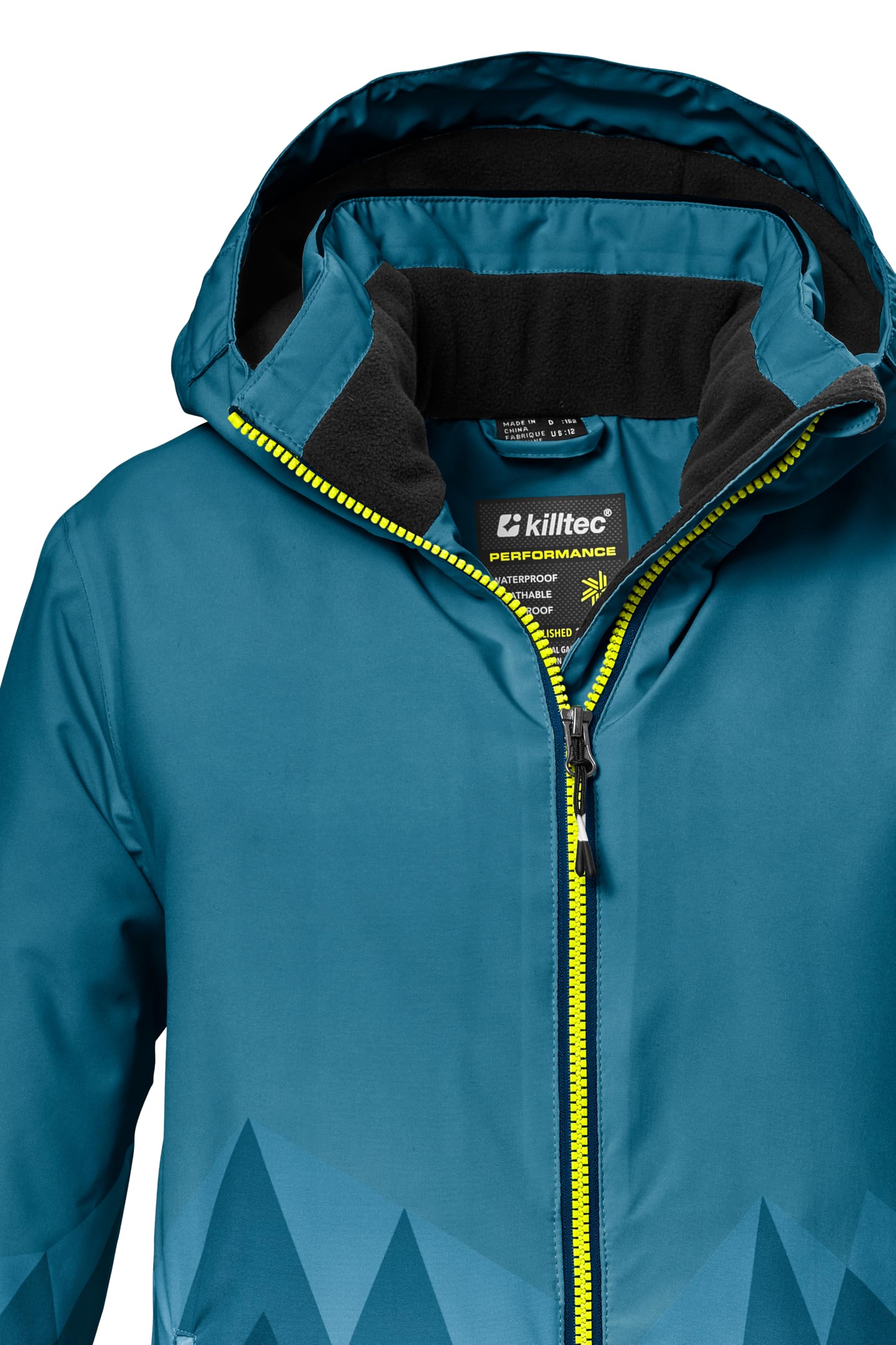 Killtec KSW 383 Bys Ski Jacket Chaqueta de esquí funcional con capucha y paranieves Niños