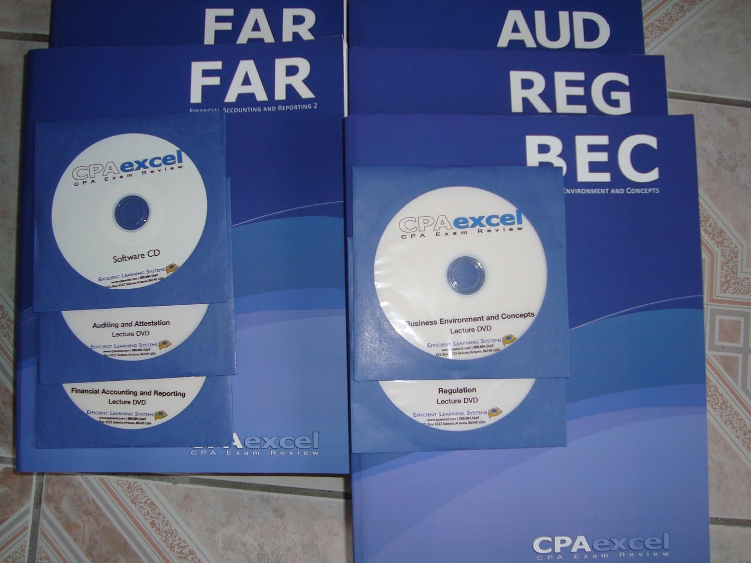 CPA Excel Package 5 CD Lecture and 1 Software CD Package Include 5