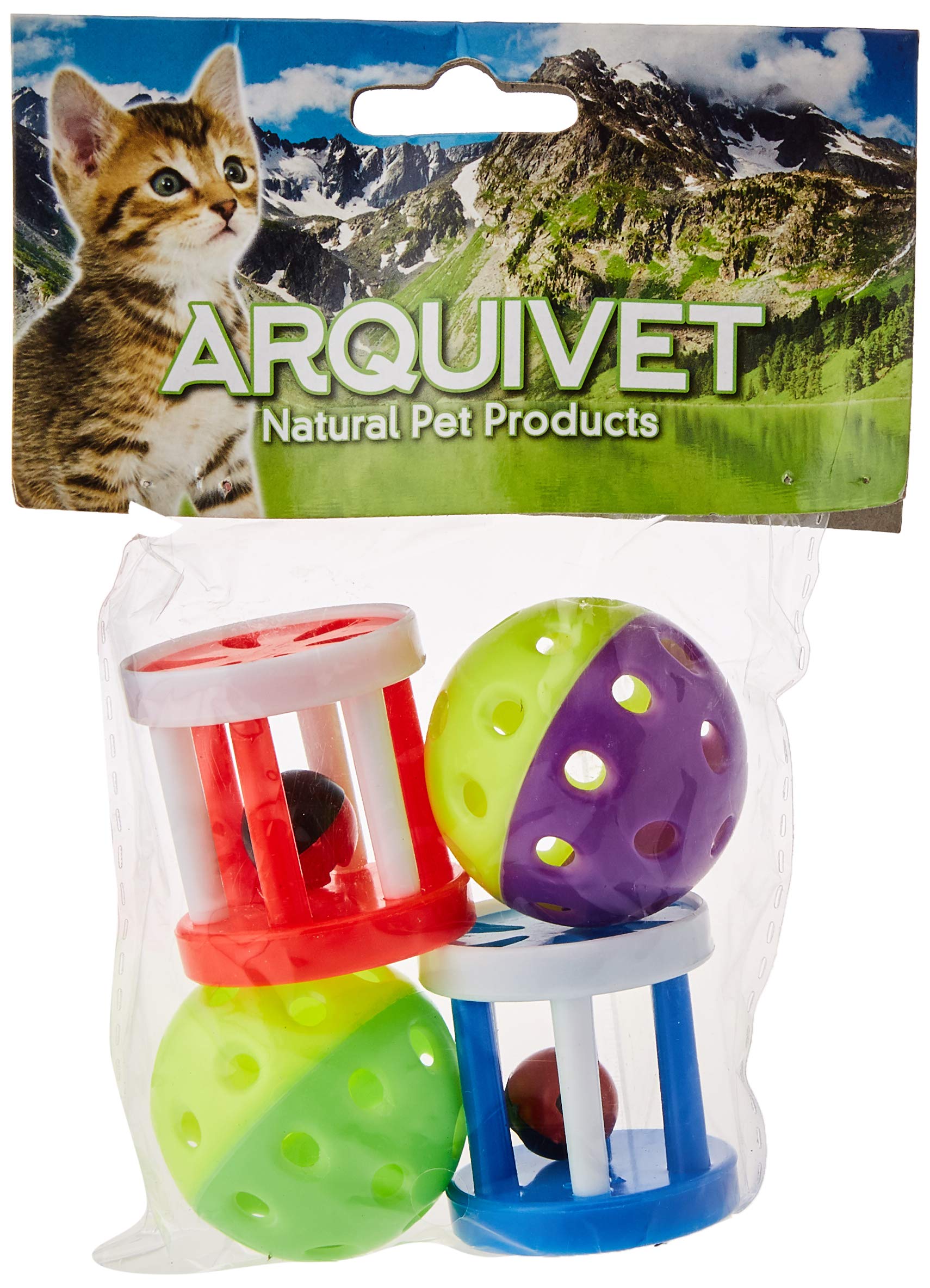 Arquivet Pelota y Cilindro Cascabel, 4 Unidad (Paquete de 1) (8435117842809)
