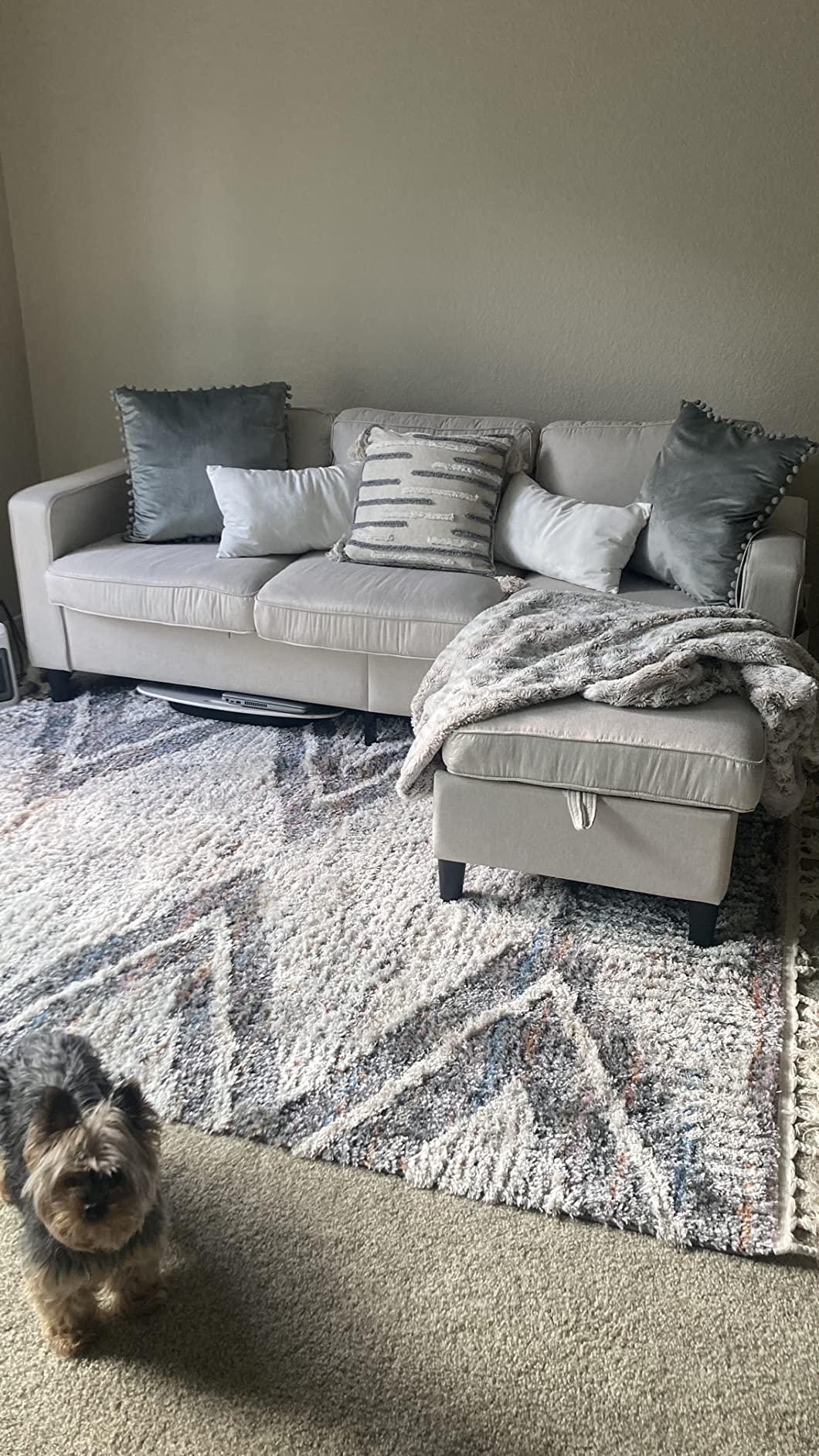 29/mo Finance Lonkwa LShaped Couch Couches for Living Room, Convertible Sectional Sofa with