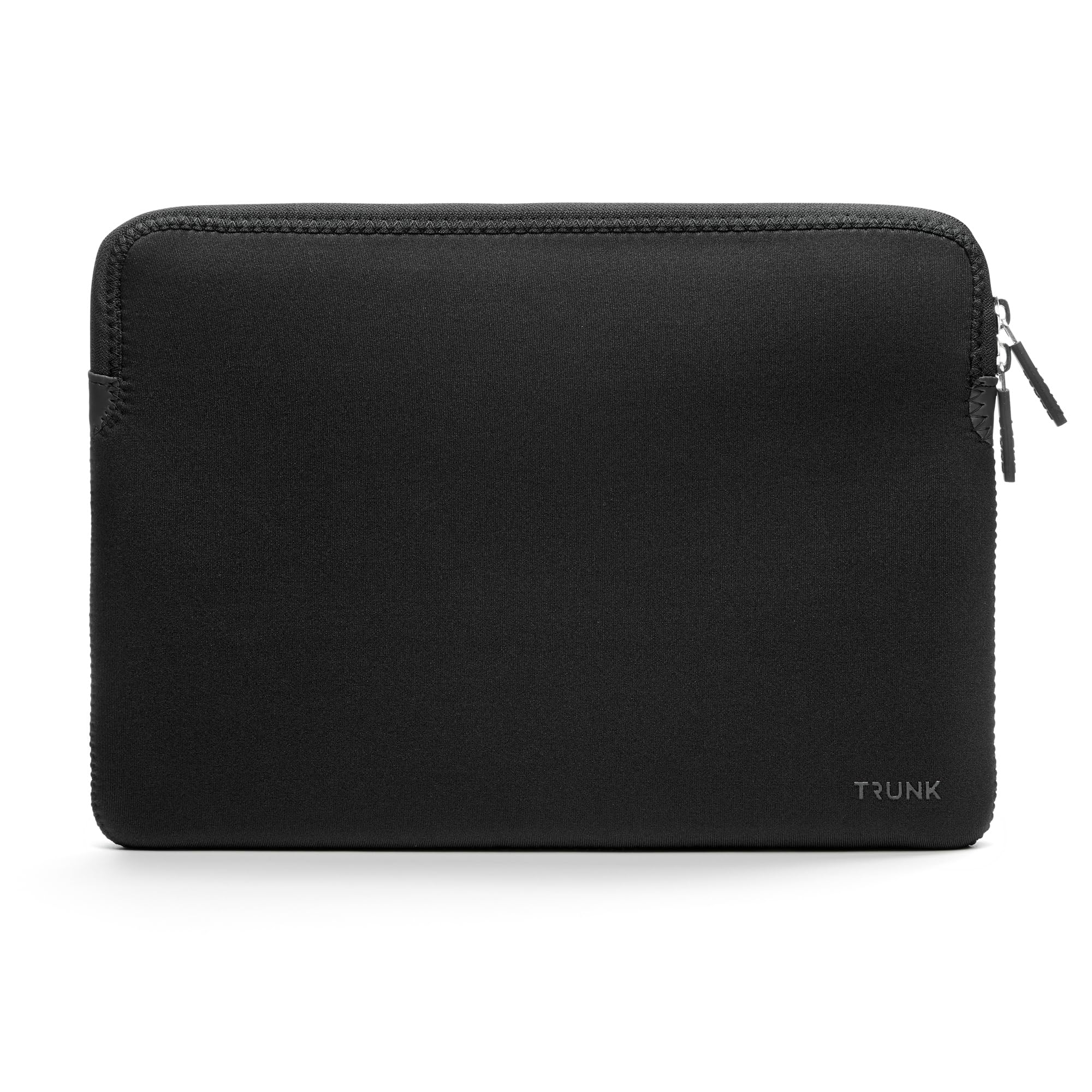 TRUNK Custodia per Laptop 14 Pollici Nero – Sleeve Sottile e Protettiva per Notebook e MacBook, Imbottita, Idrorepellente, Leggera e Resistente, con Cerniera, per Lavoro e Viaggio