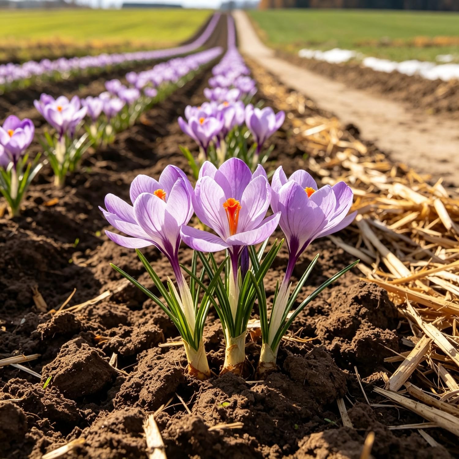 Schnell Wachsende-Krokusrhizom,GartenverschöNerung, Geeignet FüR AnfäNger-Eco Nachhaltige-Premium Geschenke -Fachgerecht Gepflanzt-15zwiebeln-h