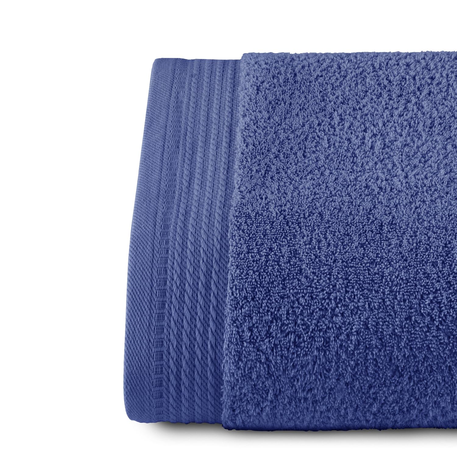 RIZO Top Towel - Set of 1 Shower Towel - Large Shower Towel - Bath Towels - 100% Combed Cotton - 600 g/m2 - Measure 100 x 150 cm - Blue - Image 2