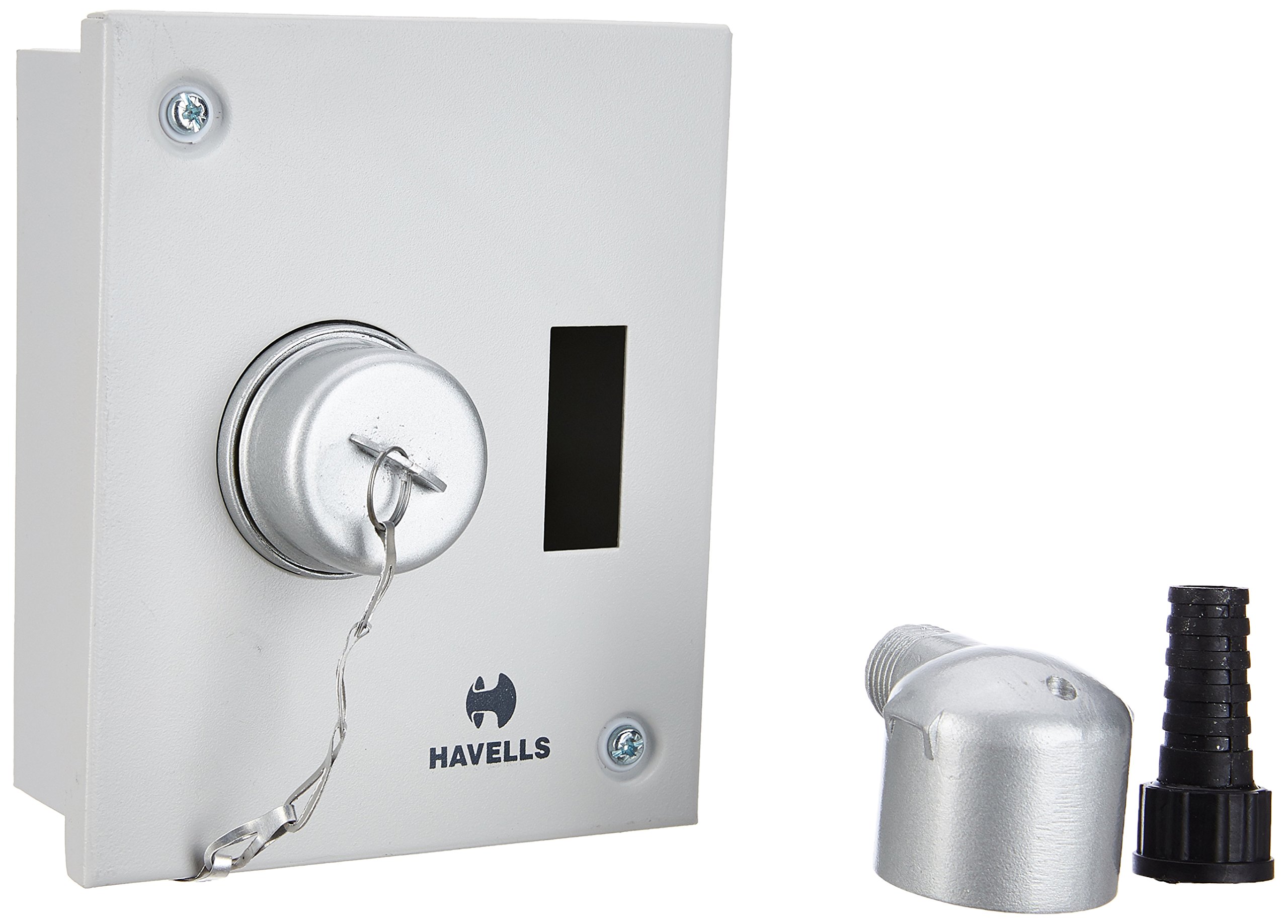 Havells Utility DB P/S 20A SPN Metal Plug and Socket Distribution Board (Grey)-picture-29