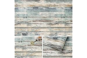 Arthome Blue Rustic Peel and Stick Wallpaper for Home Decor