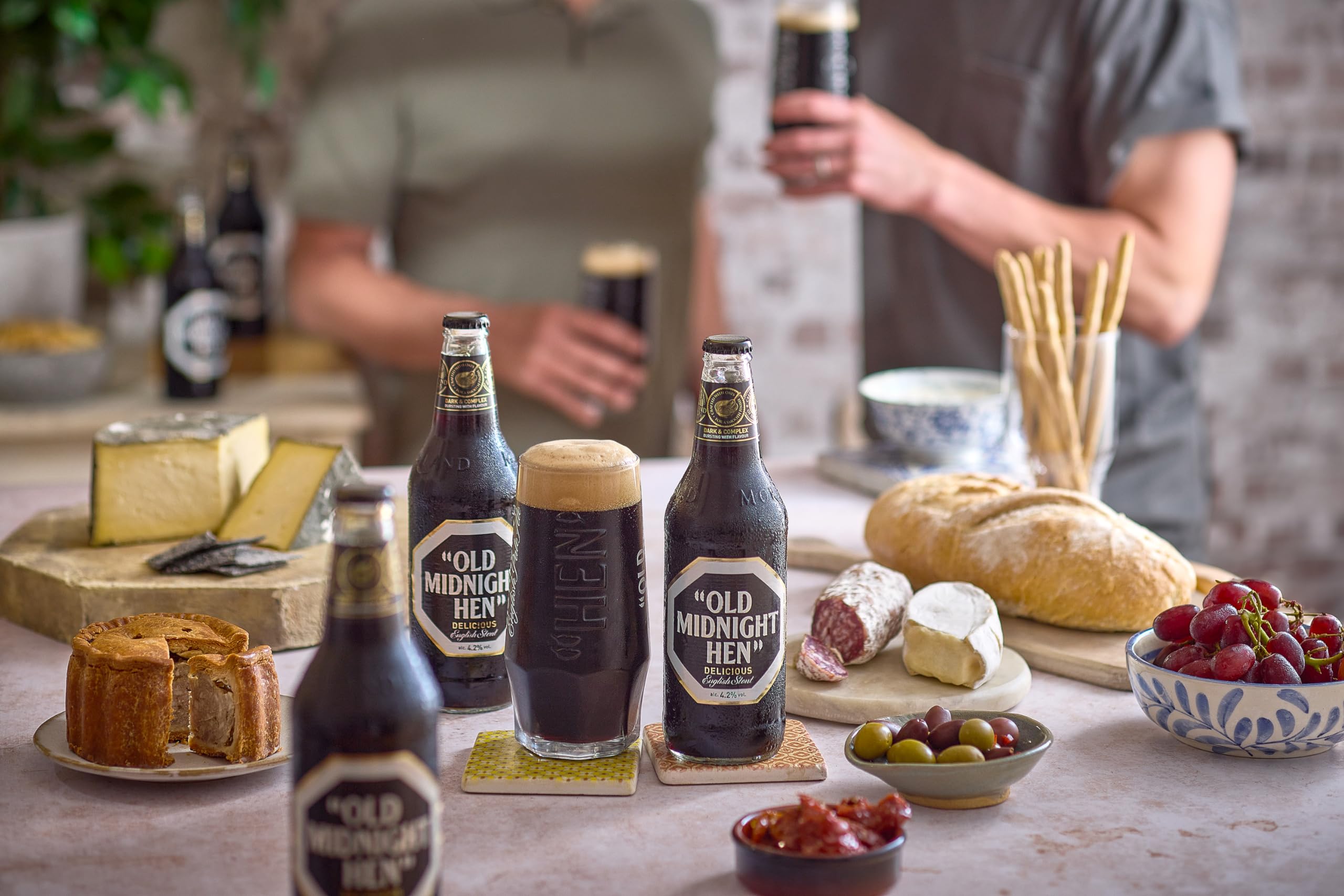 Old Midnight Hen Stout Beer, 8 x 500ml Bottles : Amazon.co.uk: Grocery