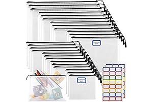 25pcs Multisize Mesh Zipper Pouch: Empowering Storage Solutions