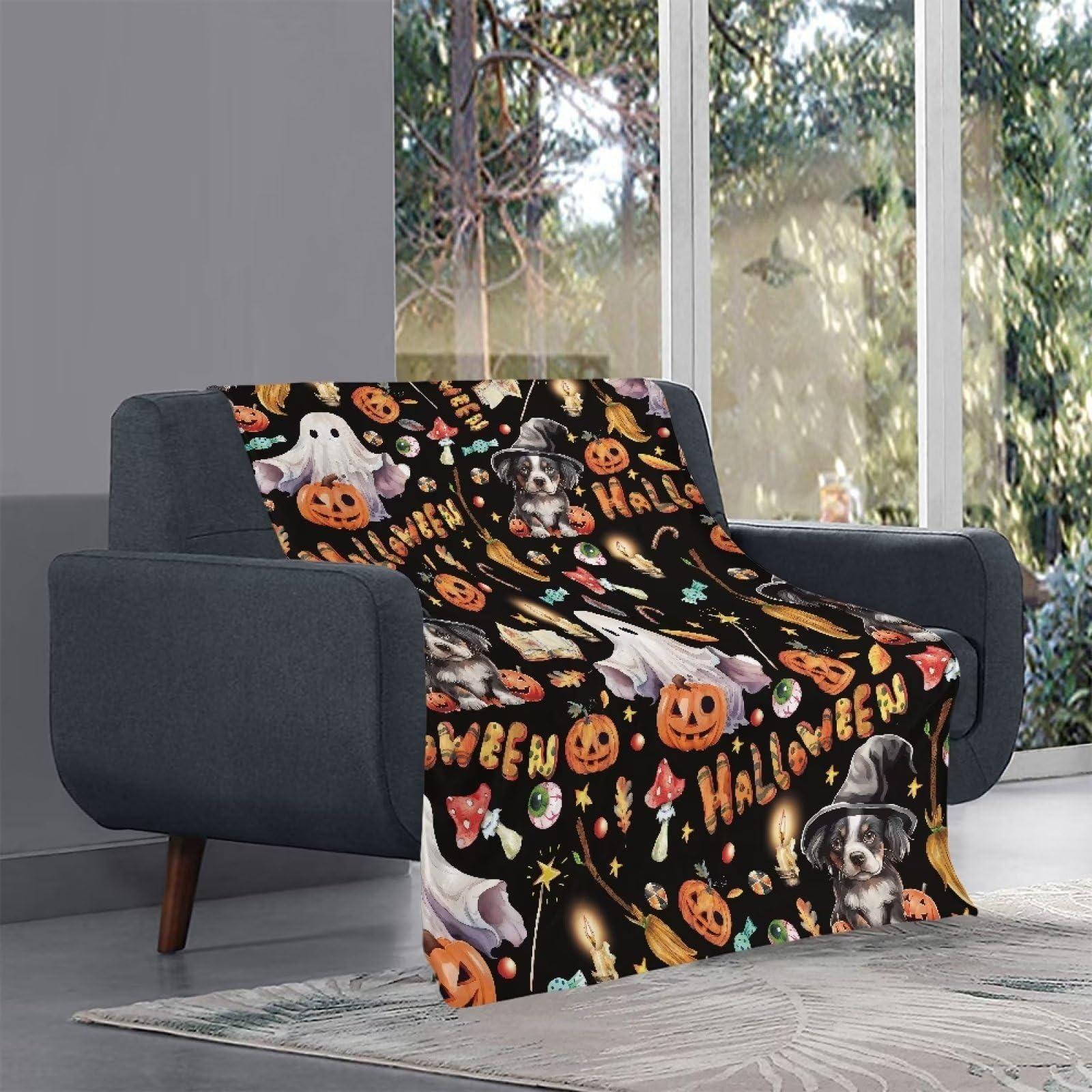 Coperte per Halloween, Divertenti Fantasmi E Zucche Carine