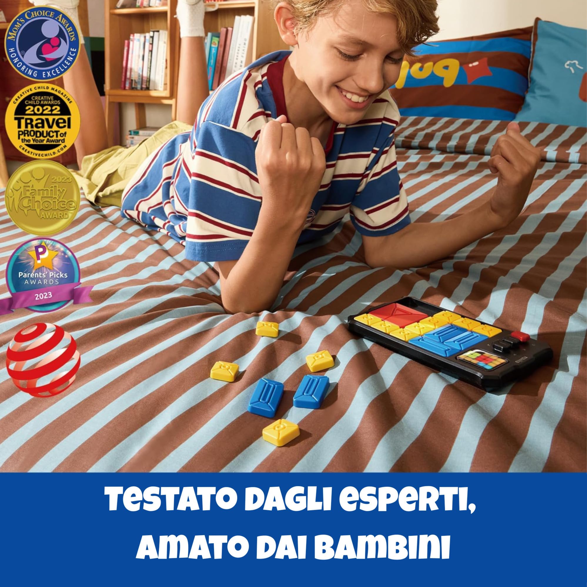 GiiKER Super Slide Puzzle rompicapo a scorrimento, Puzzle Rompicapo con Oltre 500 Sfide Originali, Giocattoli per Bambini Adolescenti, Giochi di Viaggio, Regali di Compleanno