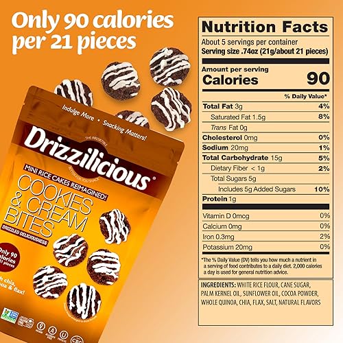 Miniatura 2 de Drizzilicious Galletas y Crema 4oz Paquete Individual