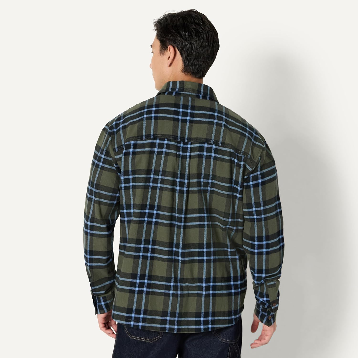 Amazon Essentials (Demi's Pick) Men's Relaxed-Fit Long-Sleeve Flannel Shirt - Image 2