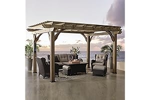 Backyard Discovery Somerville 14 x 10 All Cedar Pergola: Premium Backyard Oasis