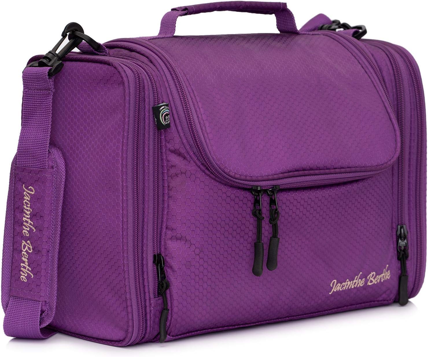 Extra Large Hanging Travel Toiletry Wash Bag for Men and Women Cosmetic Case 11 litres Purple