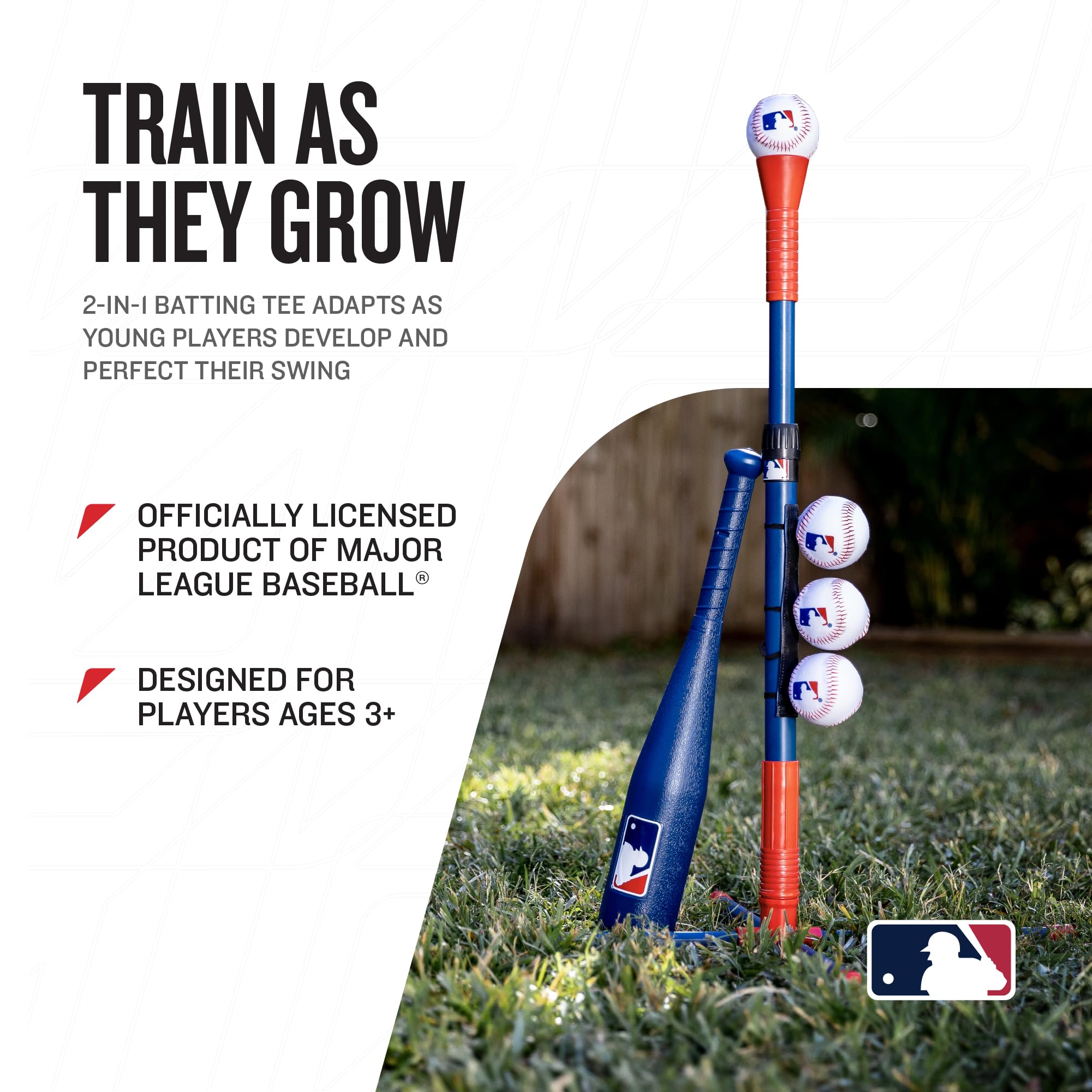 Amazon.com: Franklin Sports Kids Baseball Tee - MLB 2-in-1 Grow