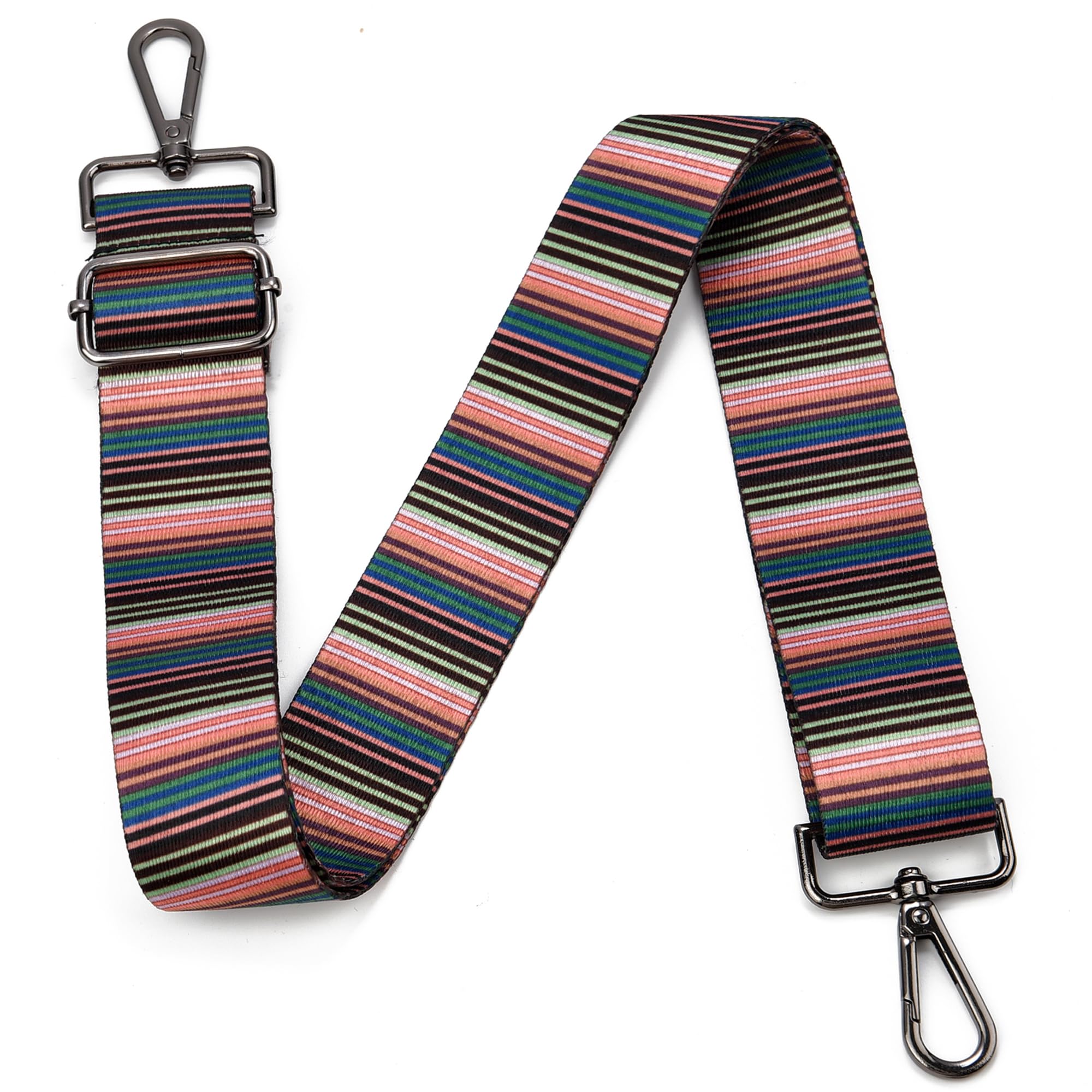 Purse Strap Gold Hardware Replacement Crossbody Bag Strap, Wide Adjustable Shoulder Strap