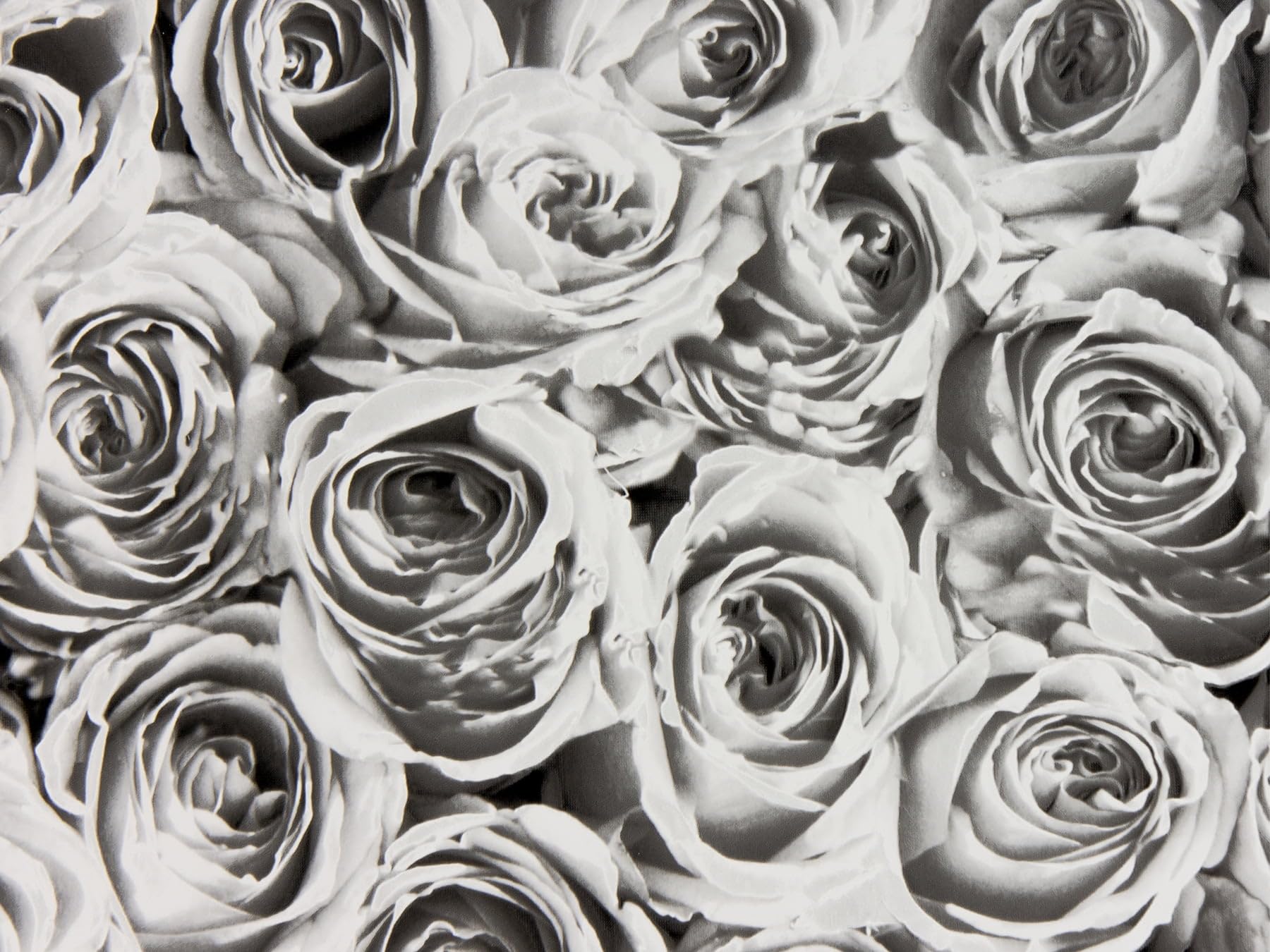 78.74 x 17.71 in. Roses White & Grey Adhesive Film Set of 2