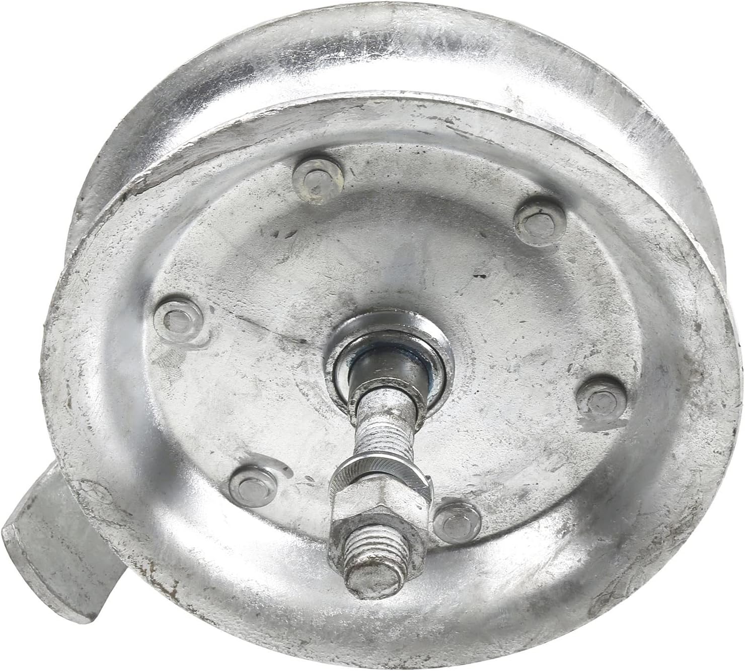 Plum Fittings 7" Steel Pipe Track Roller (Safety) Galvanized for 1 5/8" O.D. Pipe Track