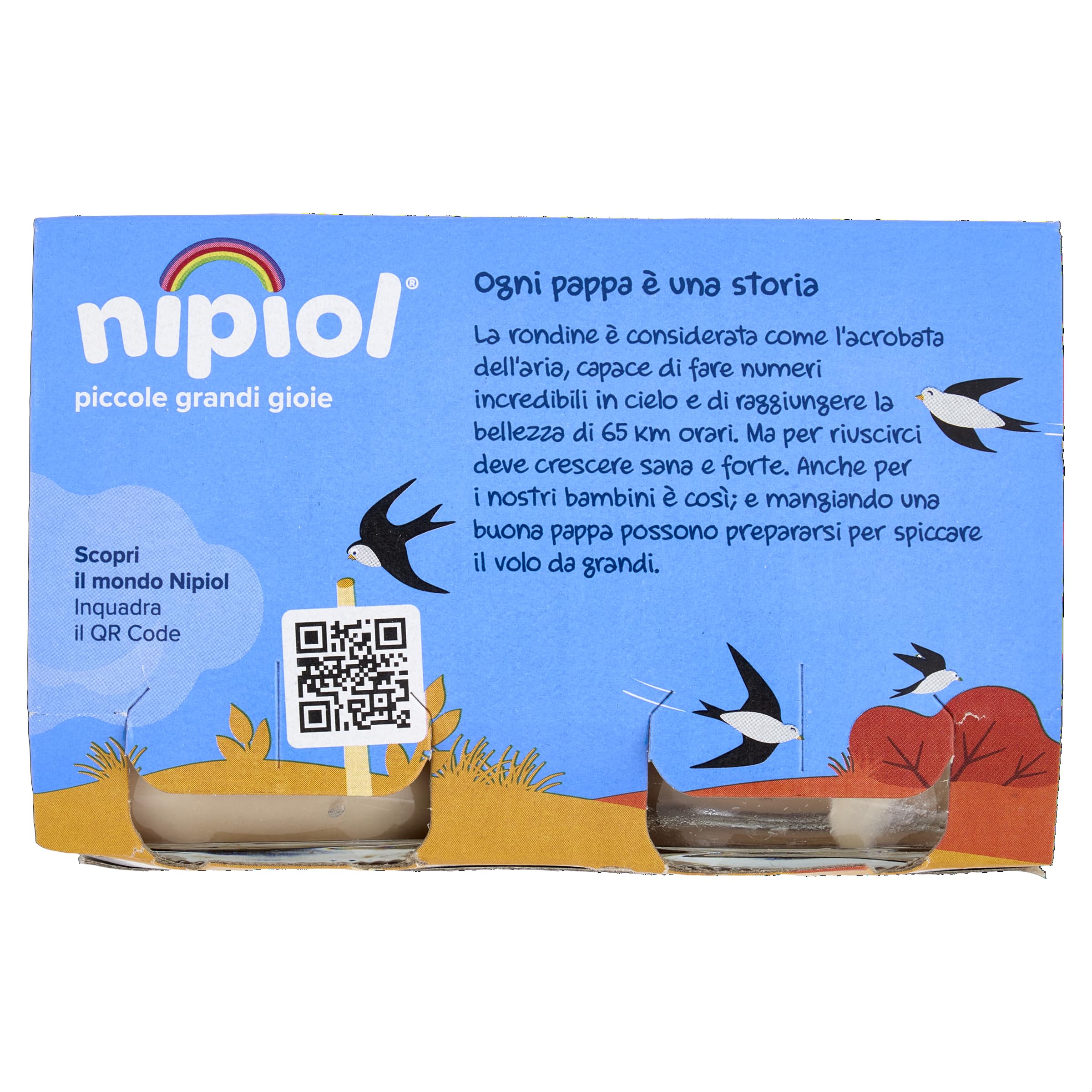 Nipiol Omogeneizzato Manzo - 2x120 g, 12 Confezioni
