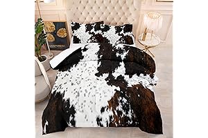 Tailor Shop Black White Cow Print Comforter Set King: Sleep Under The...