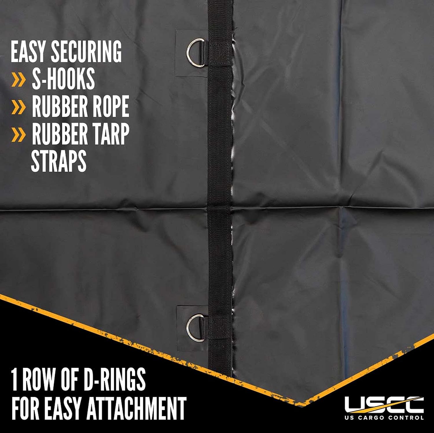 US Cargo Control Heavy-Duty Smoke Tarp - 10 Feet Long x 12 Feet Wide - Protects Your Cargo from Exhaust Smoke, Dirt, and Soot - 18 Ounce PVC-Coated Polyester - Durable Cargo Protection