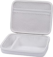 Vista 2 de khanka Estuche de viaje rígido de repuesto para Brother P-Touch Pt-d400 PTD400AD, PT-D410, PT-D460BT etiquetadora avanzada para el hogar y la Blanco