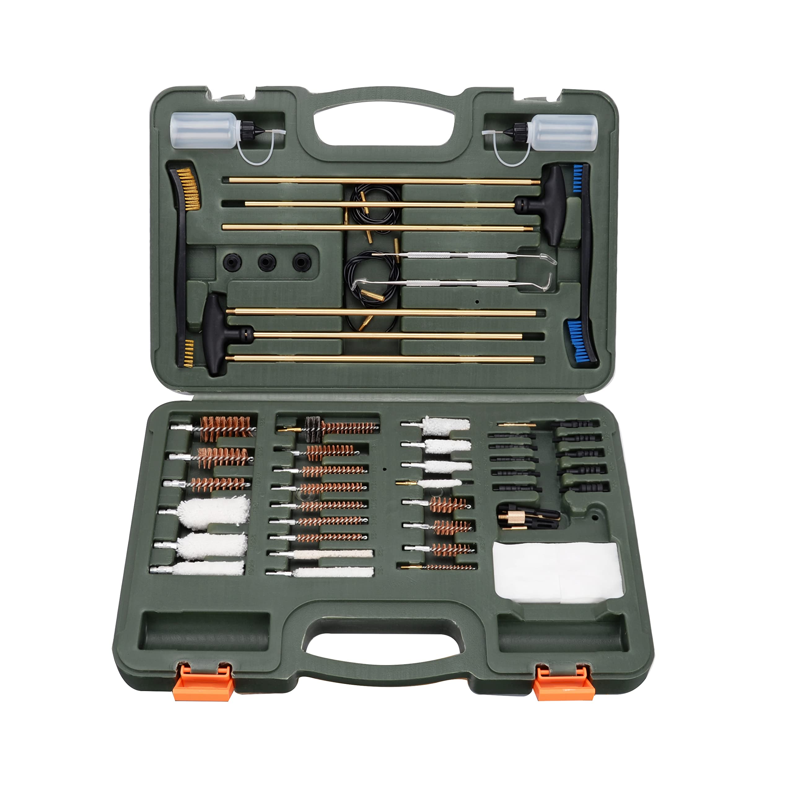 Sponsored Ad โ BOOSTEADY Gun Cleaning Kit Universal Cleaning Kit Airgun Rifle Shotgun Pistol Cleaning Kit with Lightweight Organized Carrying Case Gun Cleaning Supplies Gun Cleaner Bottle Brass Jags and Tips