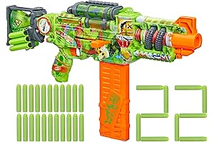 Nerf Rival Roundhouse XX-1500 - Red, Zombie Corrupter Dart Blaster, 22 Nerf...