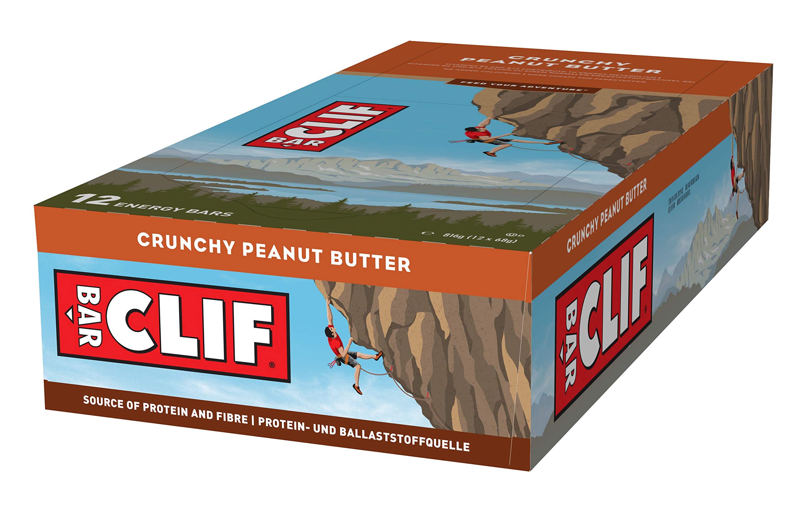 CLIF Bar Energy Crunchy Peanut Butter, 12 x 68g