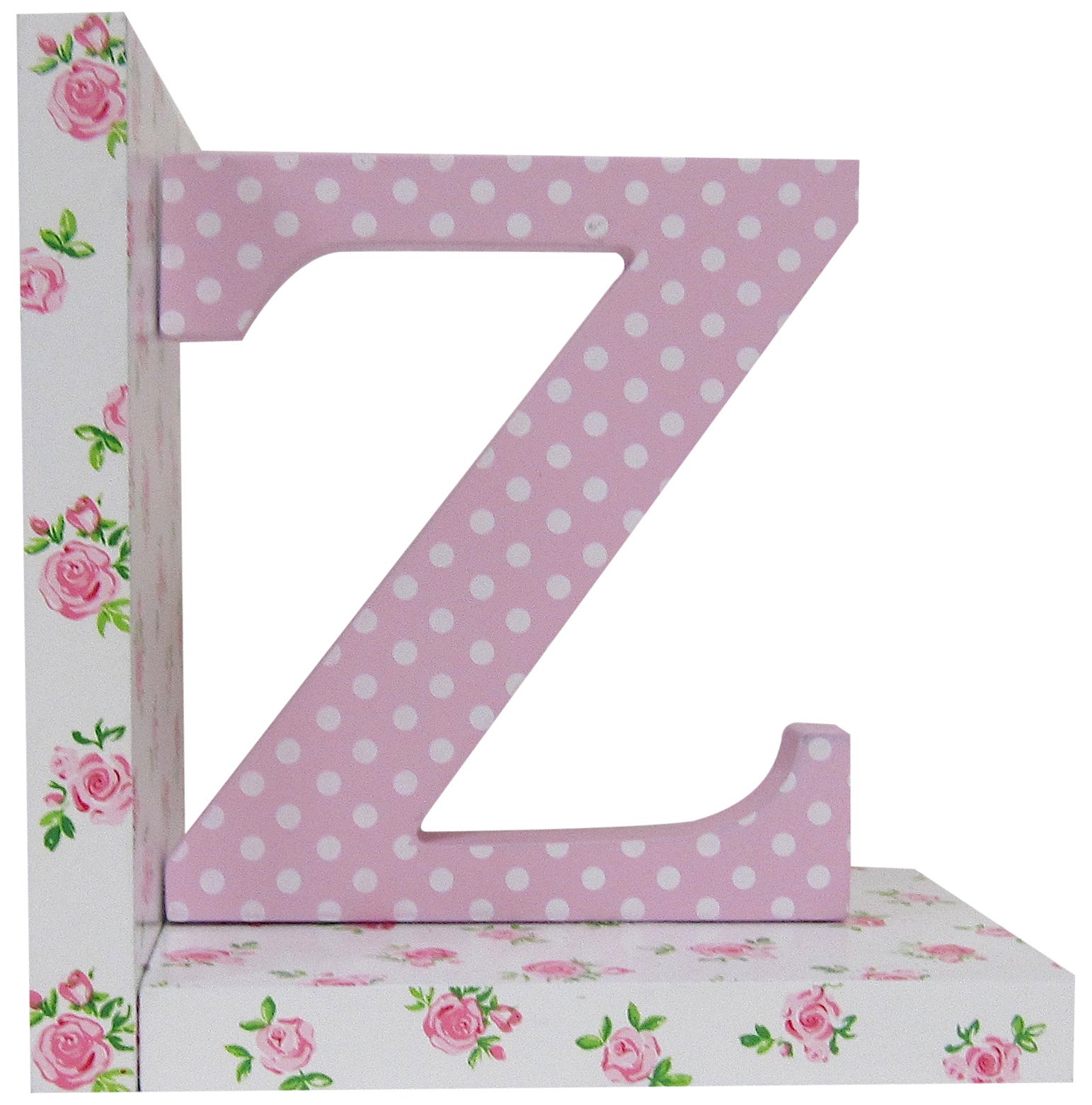 Time Concept Concepts Frames D2702PK 7 x 5-Inch Pink Dots Z Right Bookend