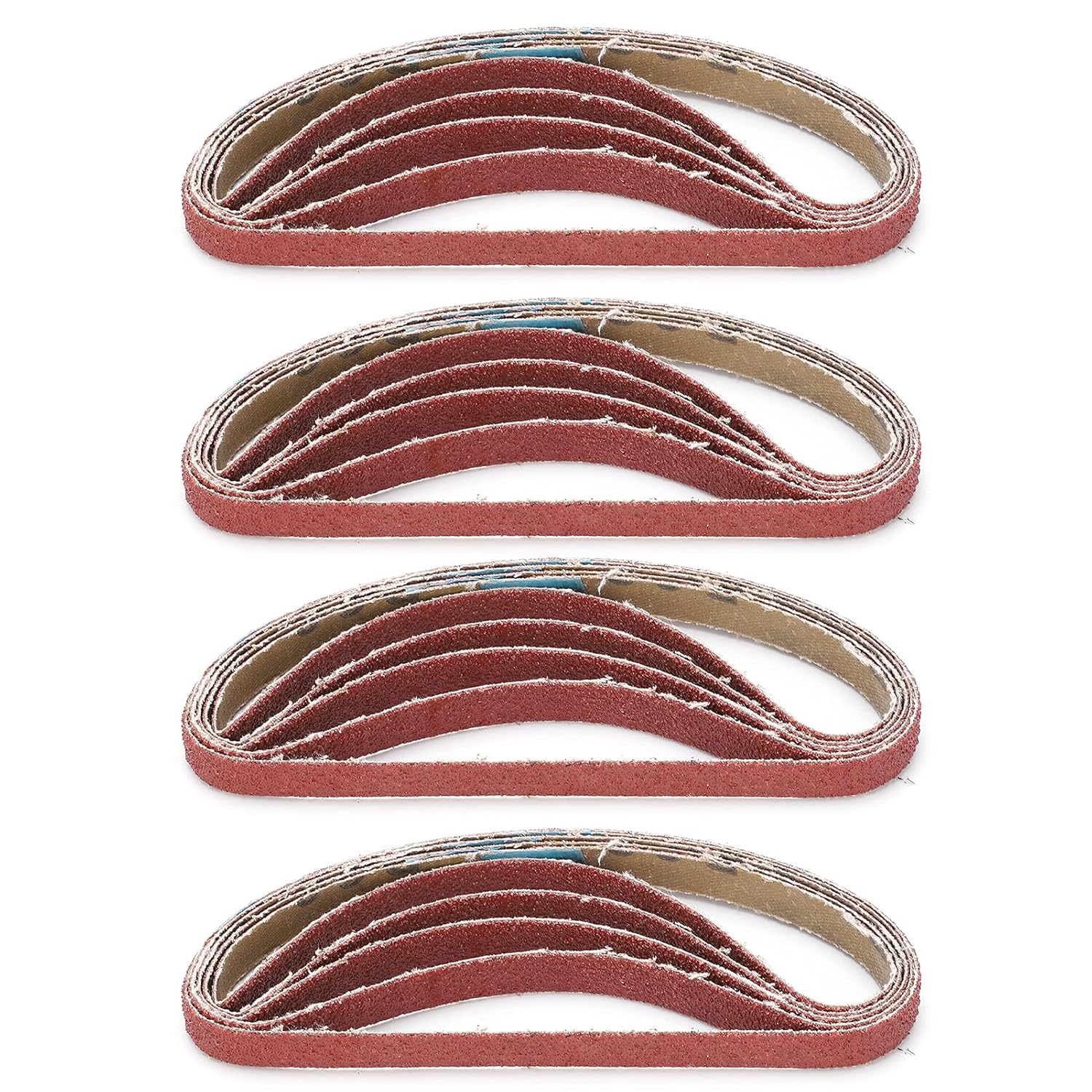 Belt Sander Paper, Sanding Belts Sander Paper 20Pcs Sandpaper Belt Sanding Abrasive Strip Replacement Tool Sanding Belts 330x10mm Sanding Belts for Metal Paint Sanding