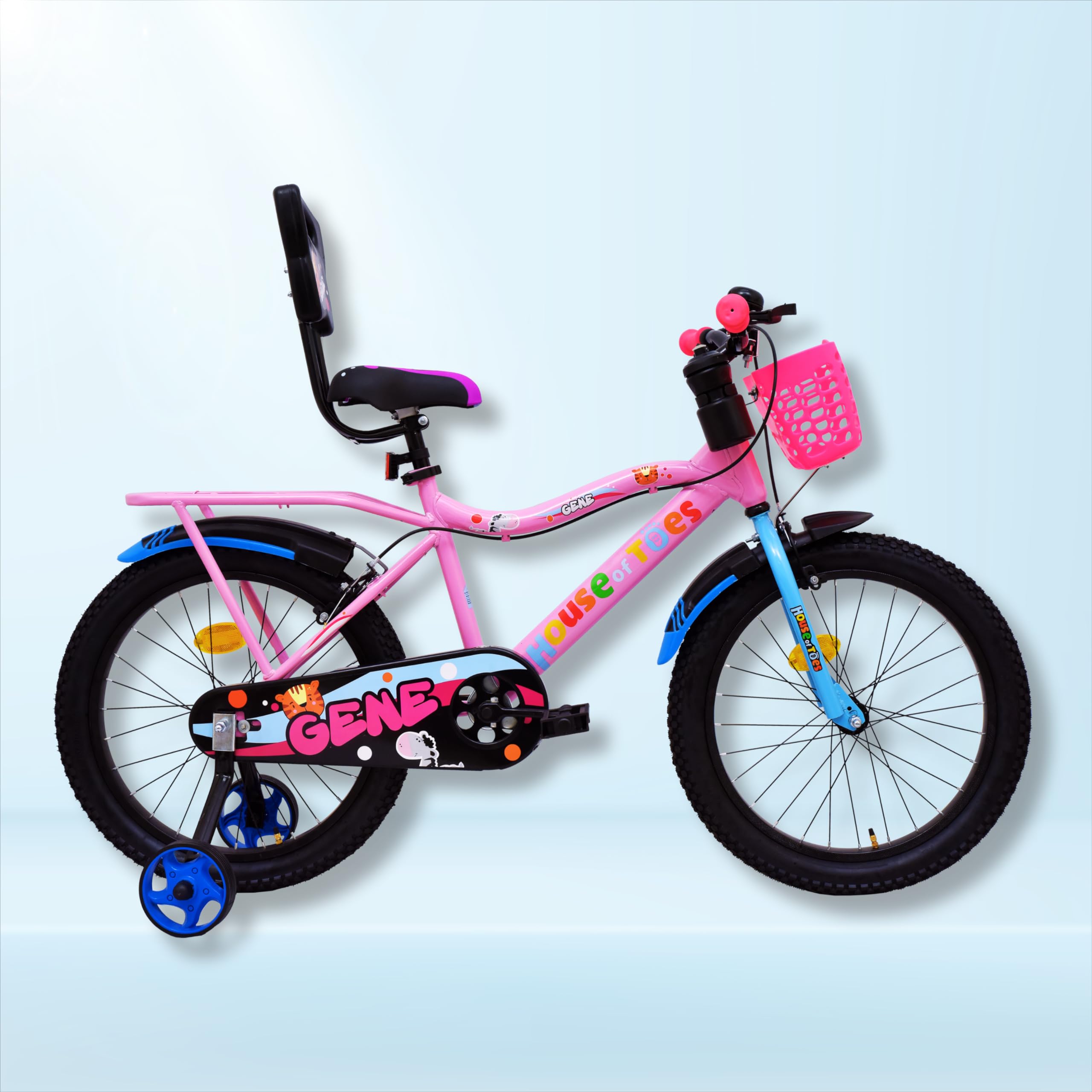 HOUSE OF TOES Gene Bicycle for Kids for 7 to 9 Years Girls 20T Inches | Training Wheels | 98% Assembled | Water Bottle | Bell | Back Rest (Glossy Pink) (B0D2P3T5JZ) Amazon Price History, Amazon Price Tracker