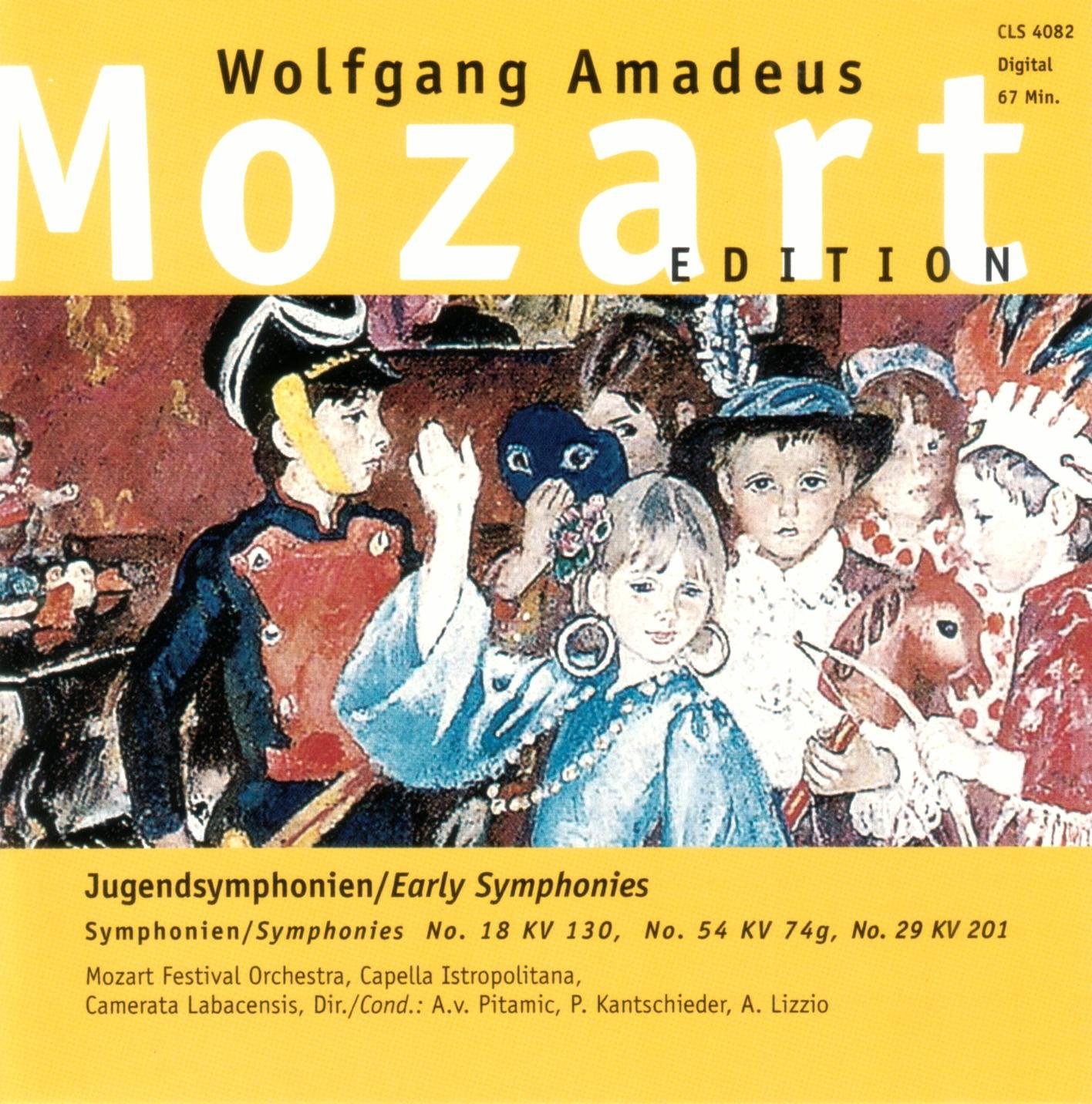 Jugendsymphonien [Audio CD] MOZART,W. A.