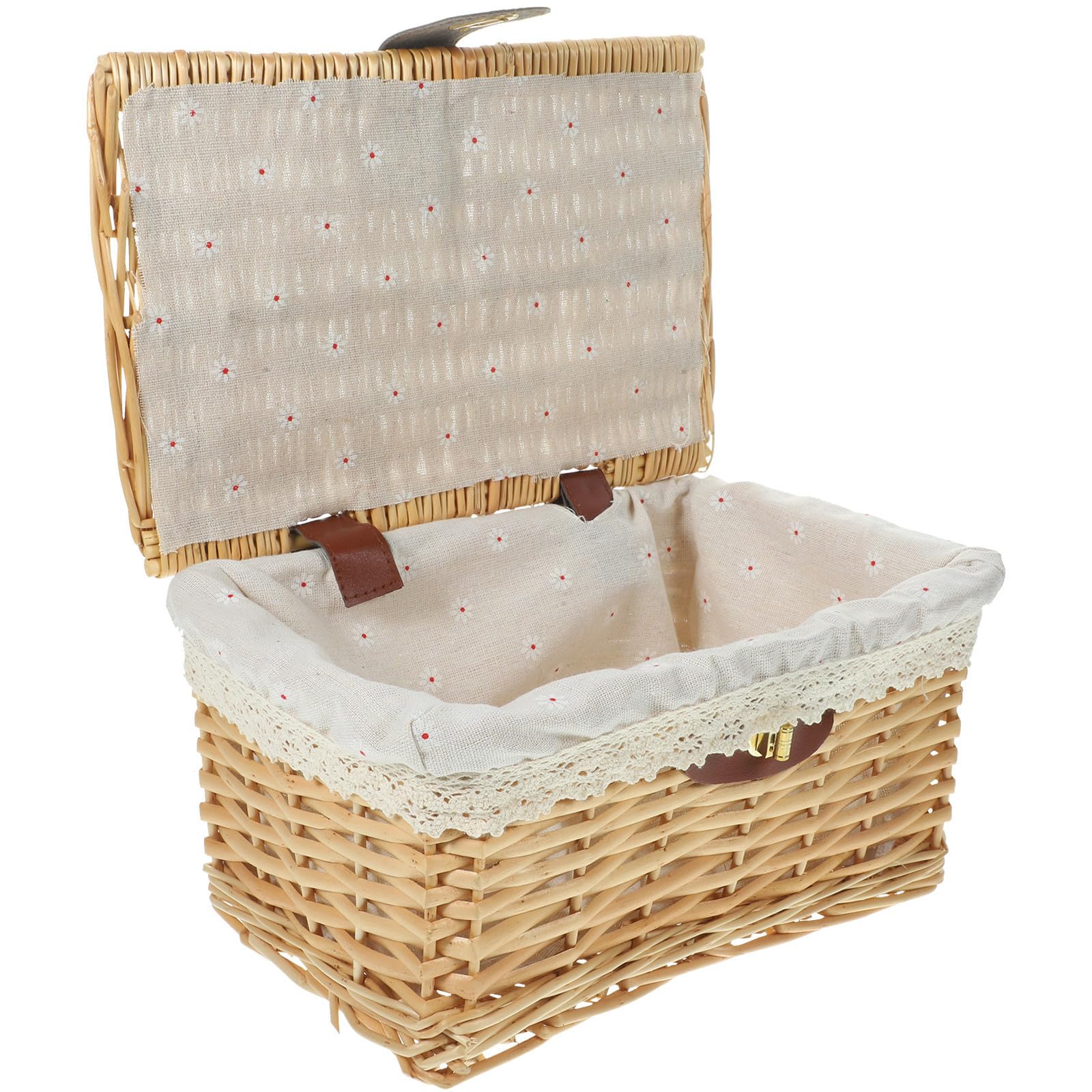 Panier de rangement tressé pour organiser les vêtements du bureau à la cuisine