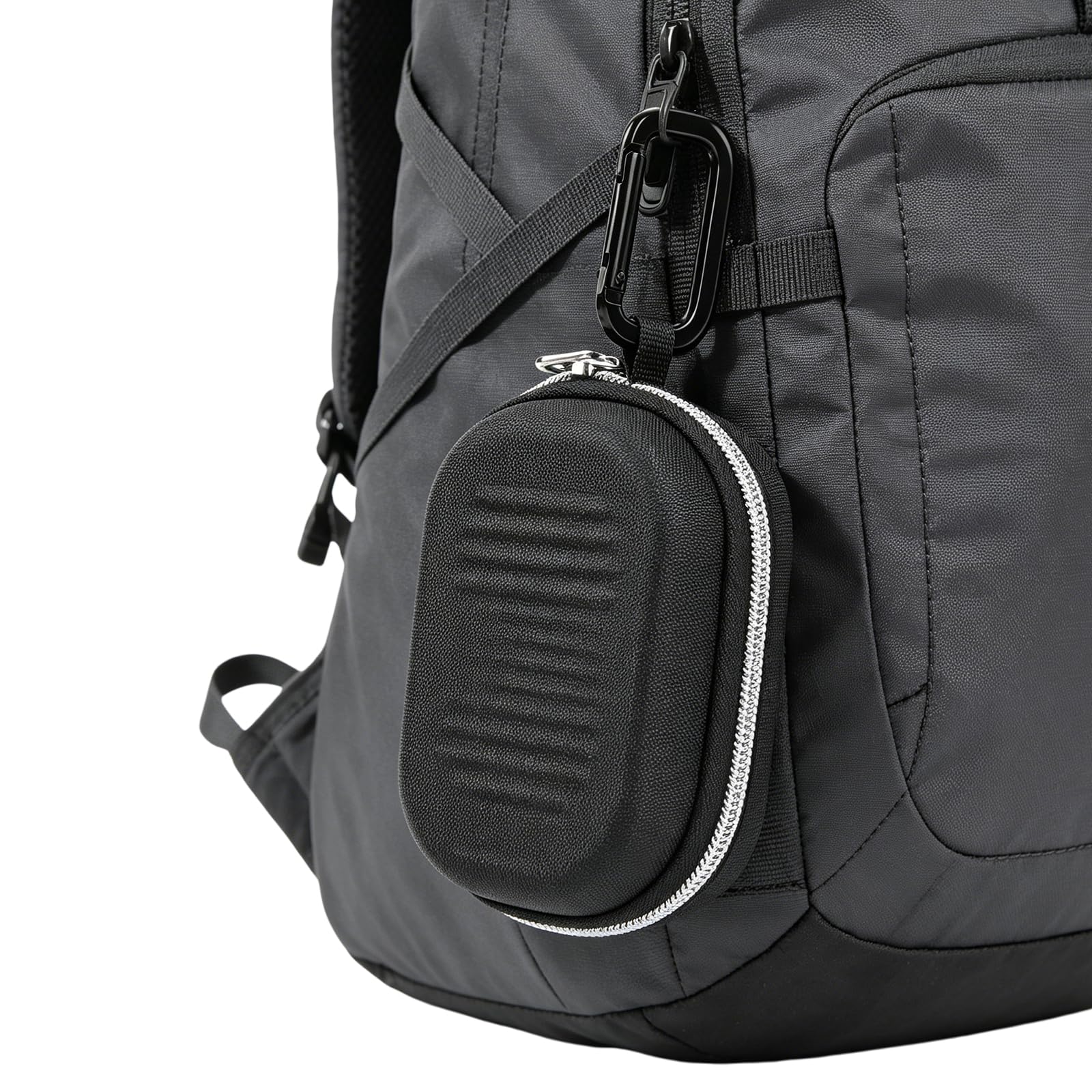 Reise-Hartschalen-Schutzhülle für Kopfhörer mit stoßdämpfender Netztasche für Ladebox und Zubehör