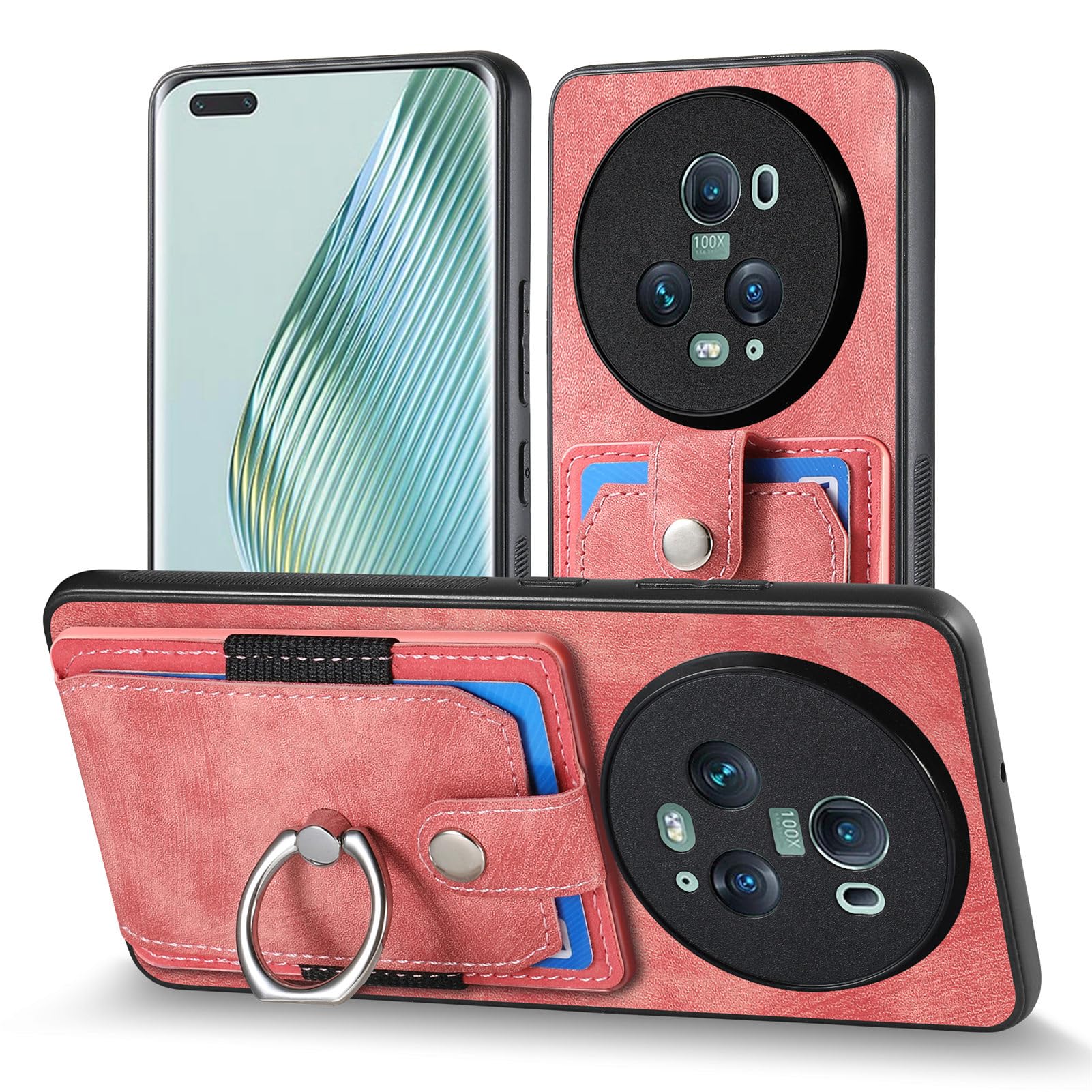 MOJIA Hülle Für Honor Magic5 Pro – Ultra Dünn Mit Kartentasche & RFID-Schutz